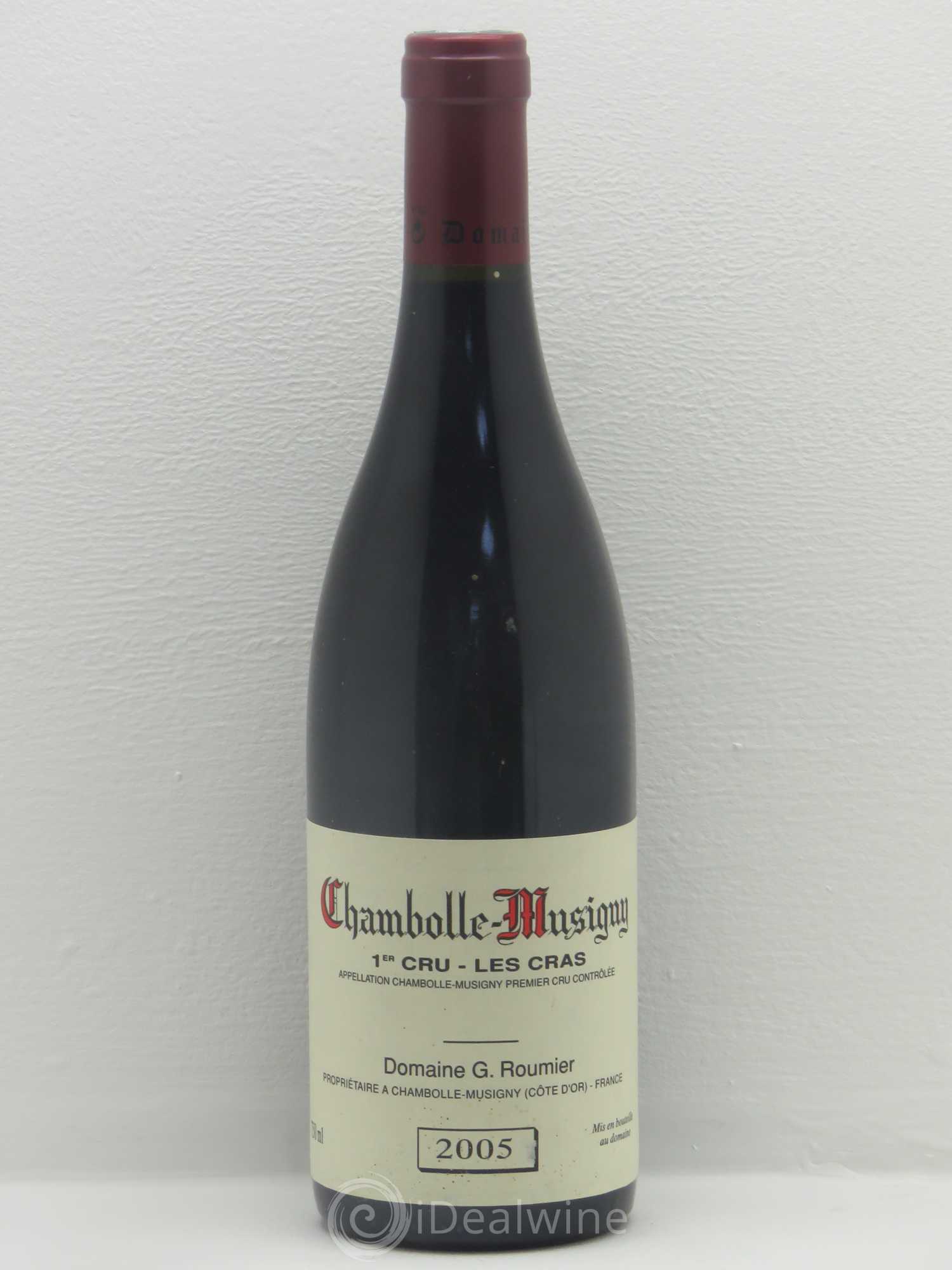 Chambolle-Musigny 1er Cru Les Cras Georges Roumier (Domaine) 2005 - Lot de 1 bouteille - 0