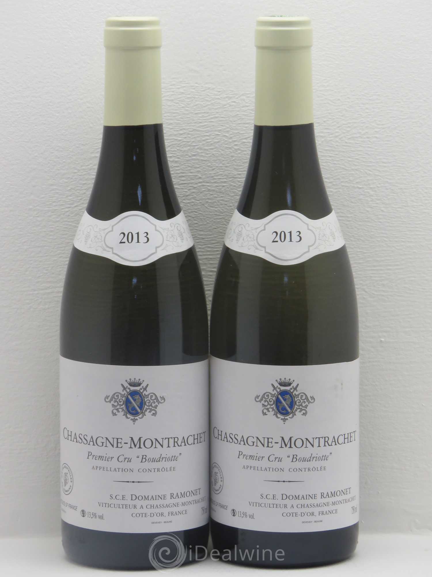 Chassagne-Montrachet 1er Cru Boudriotte Ramonet (Domaine) 2013 - Lot de 2 bouteilles - 0