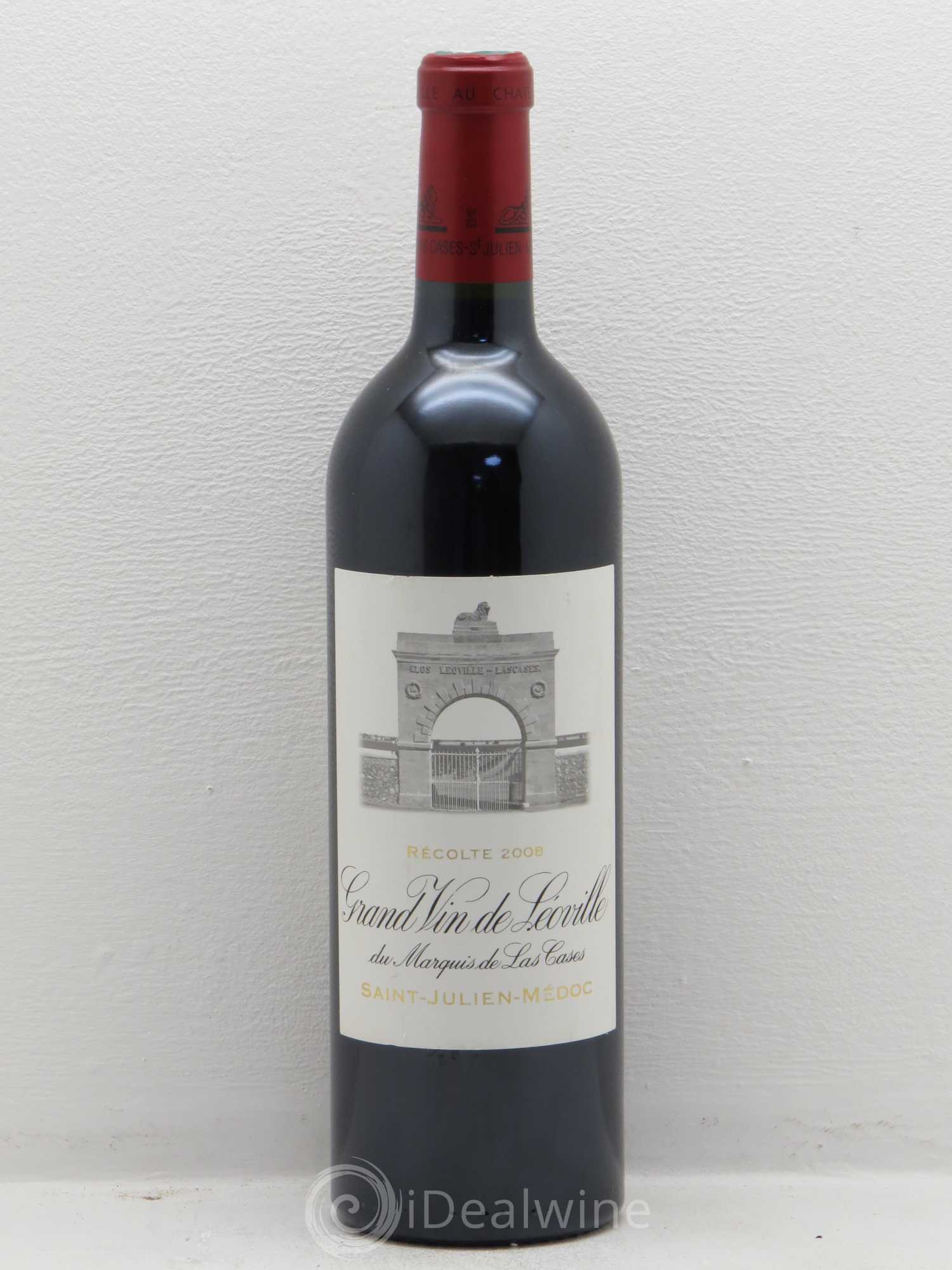 Château Léoville Las Cases 2ème Grand Cru Classé 2008 - Lot de 1 bouteille - 0