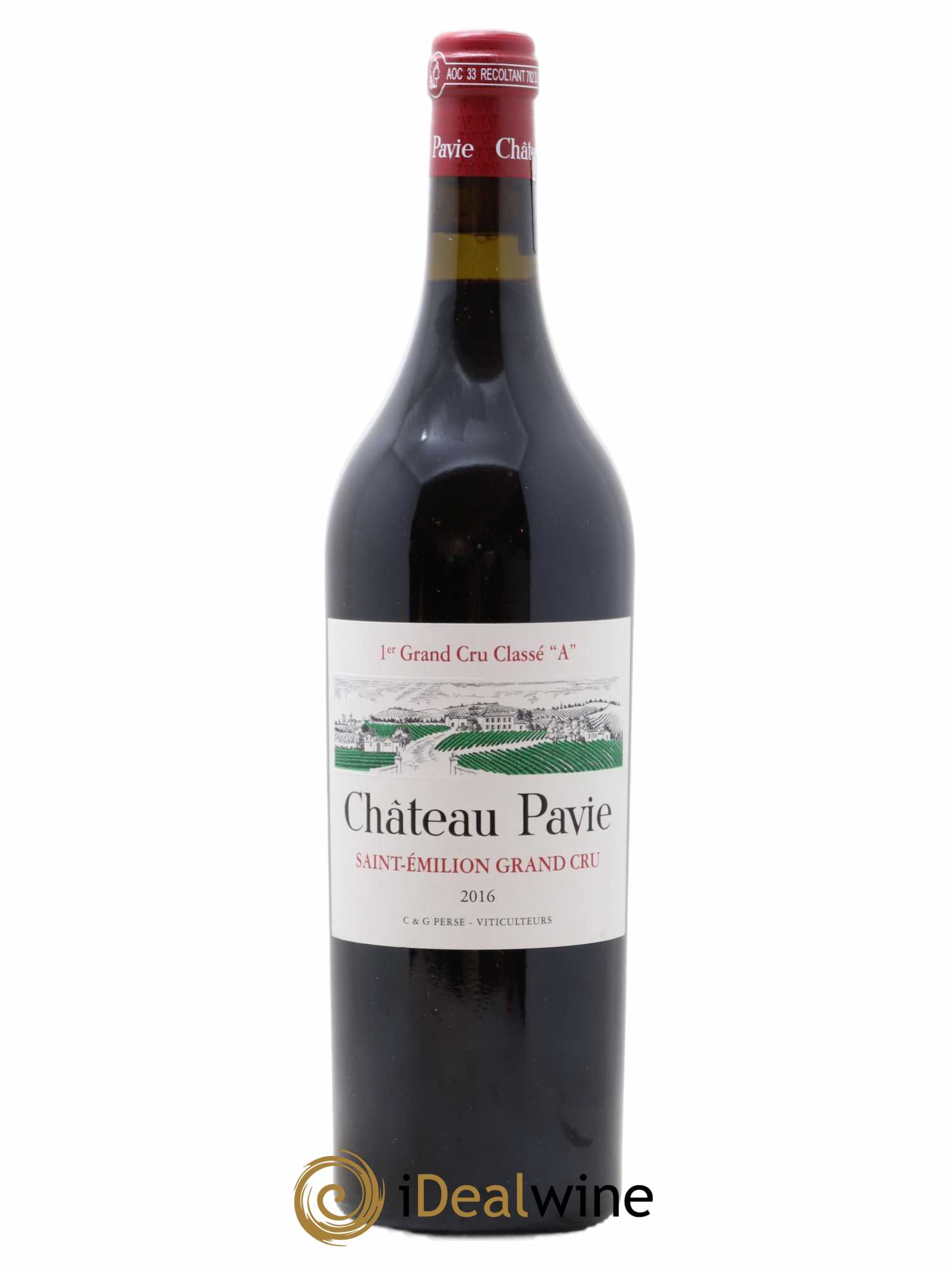 Château Pavie 1er Grand Cru Classé A 2016 - Lot de 1 bouteille - 0