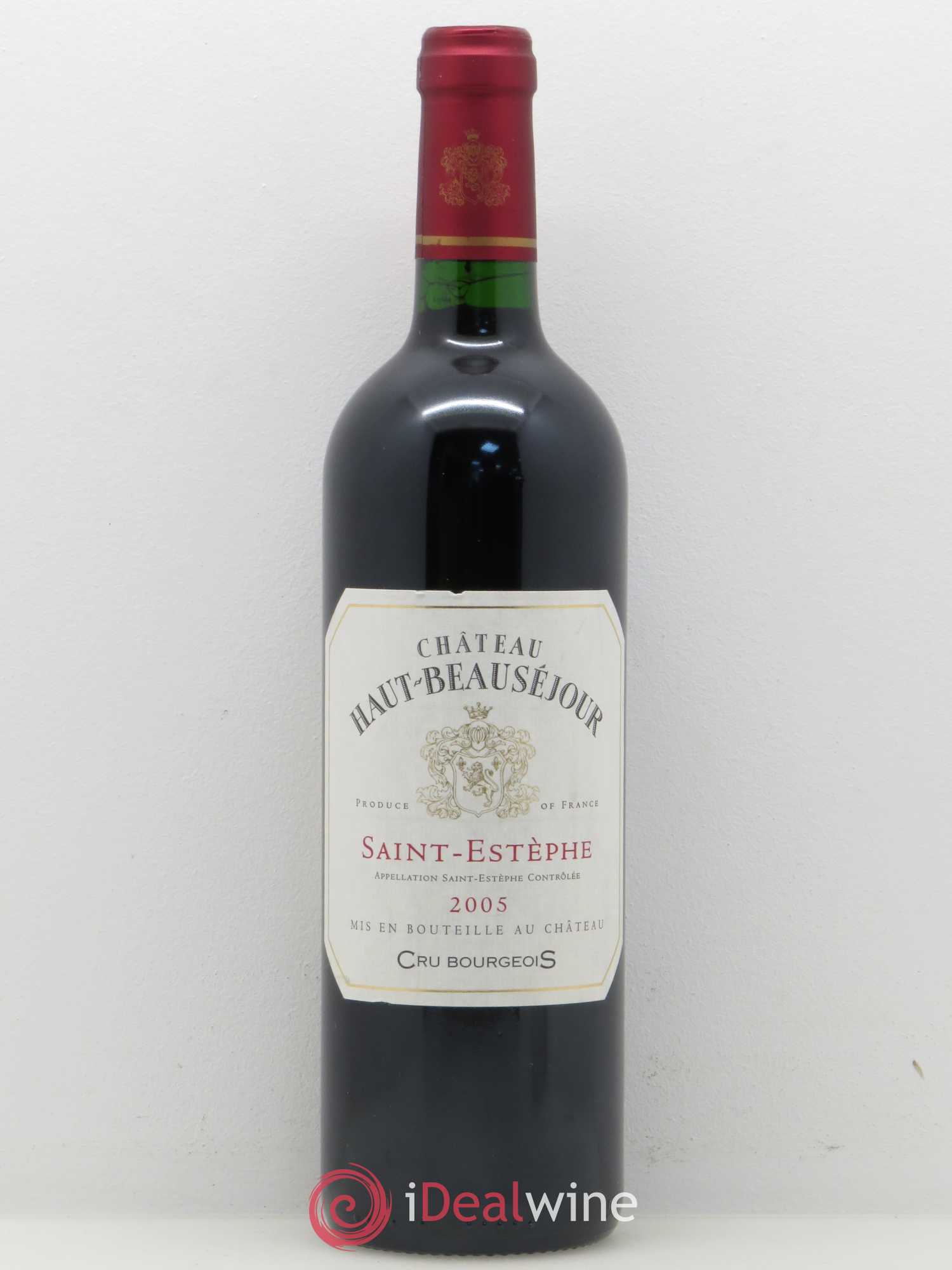Château Haut Beauséjour Cru Bourgeois 2005 - Lot de 1 bouteille - 0
