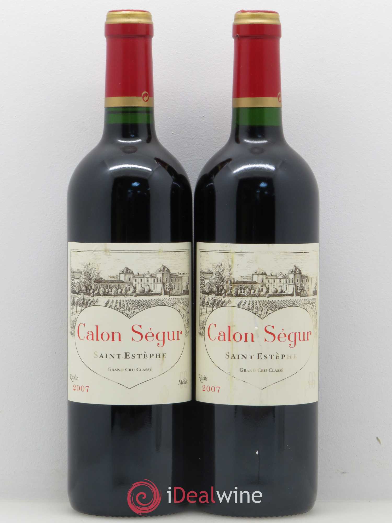 Château Calon Ségur 3ème Grand Cru Classé 2007 - Lot de 2 bouteilles - 0