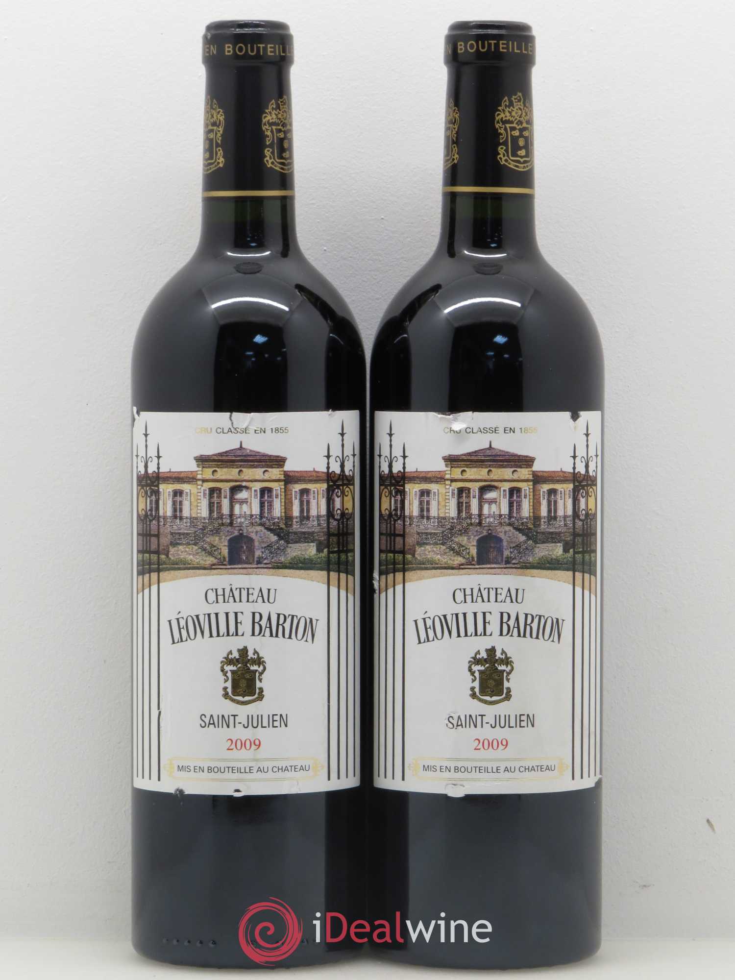 Château Léoville Barton 2ème Grand Cru Classé 2009 - Lot de 2 bouteilles - 0