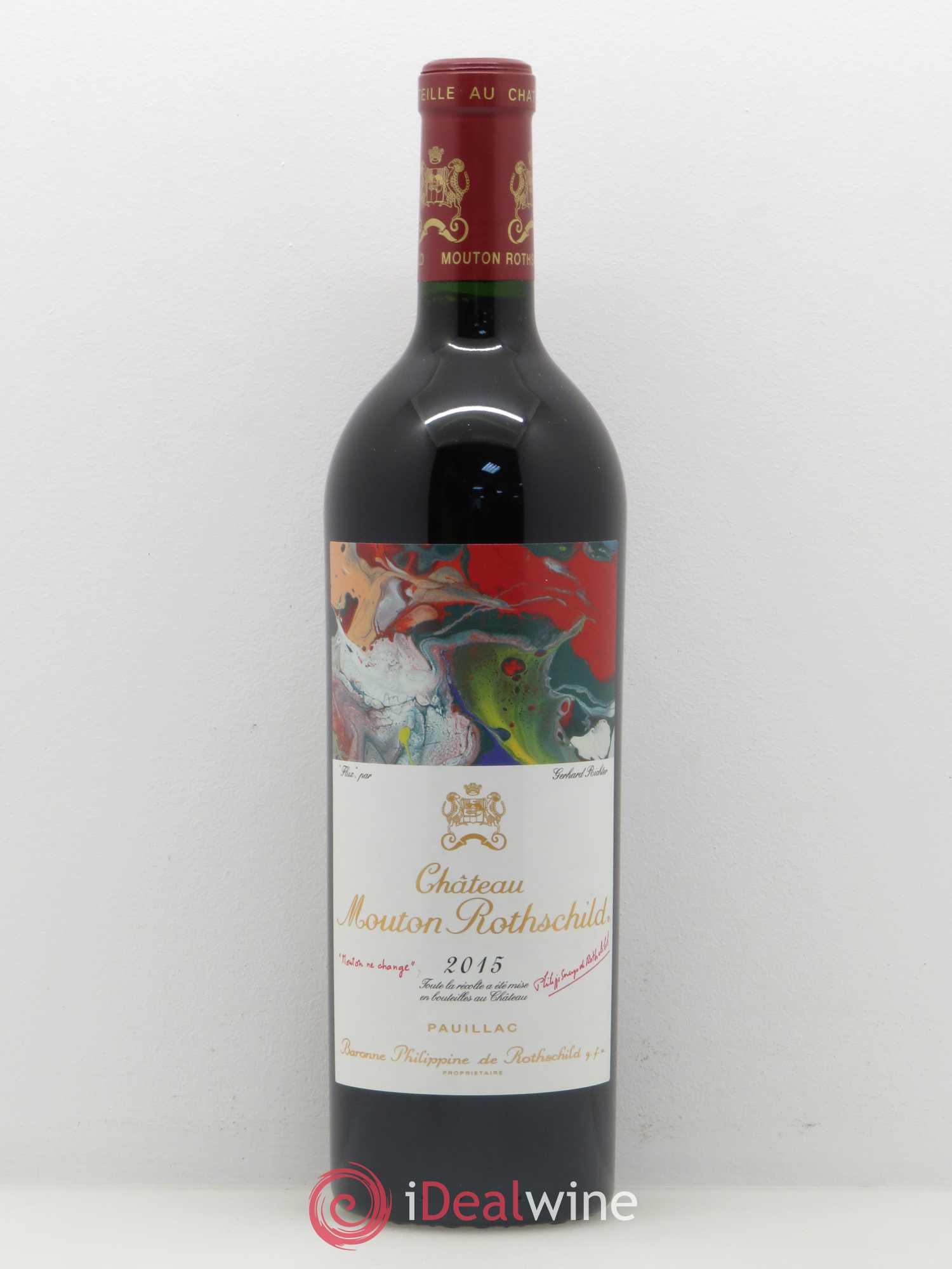 Château Mouton Rothschild 1er Grand Cru Classé 2015 - Lot de 1 bouteille - 0
