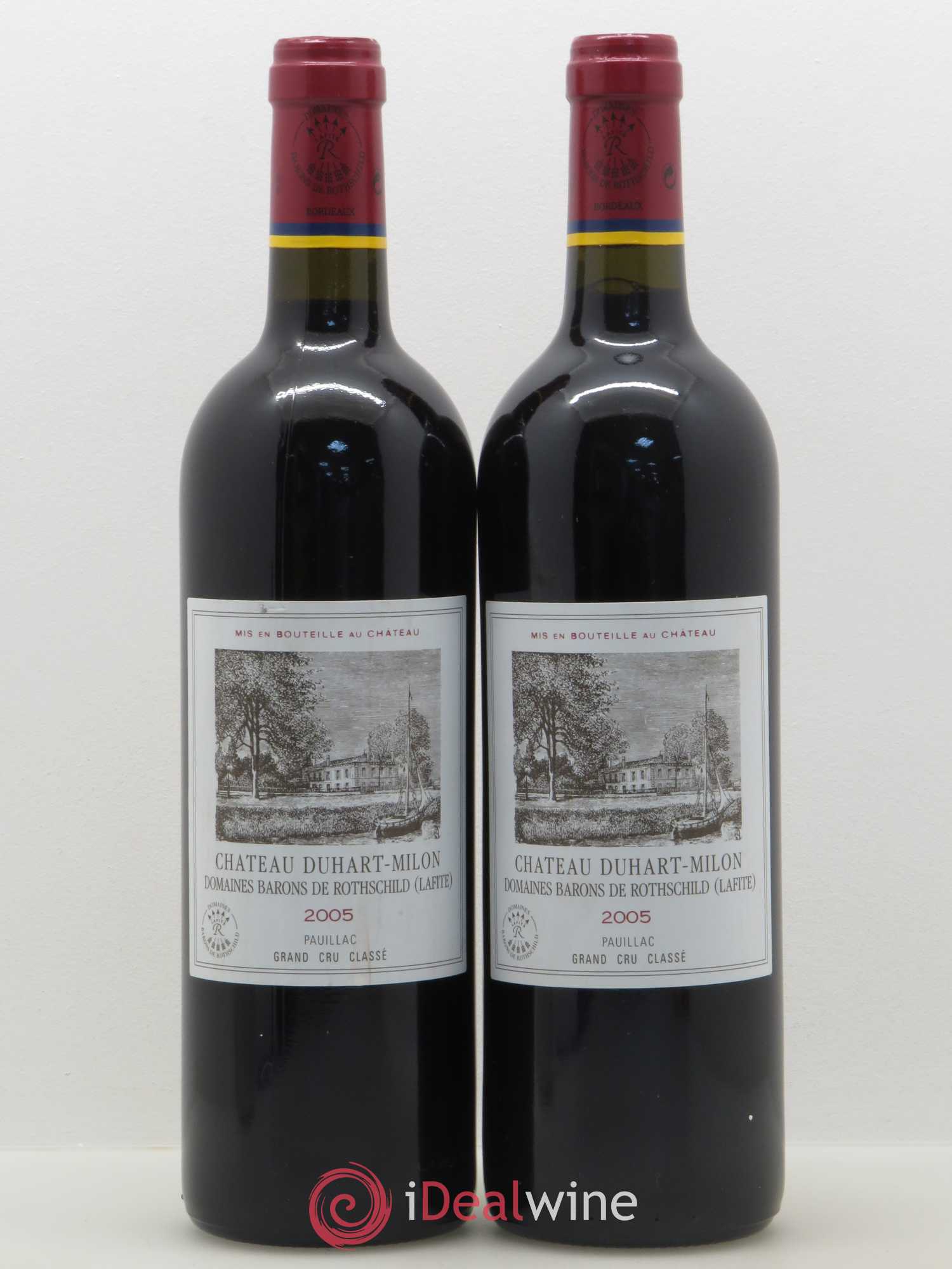 Château Duhart-Milon 4ème Grand Cru Classé 2005 - Lot de 2 bouteilles - 0