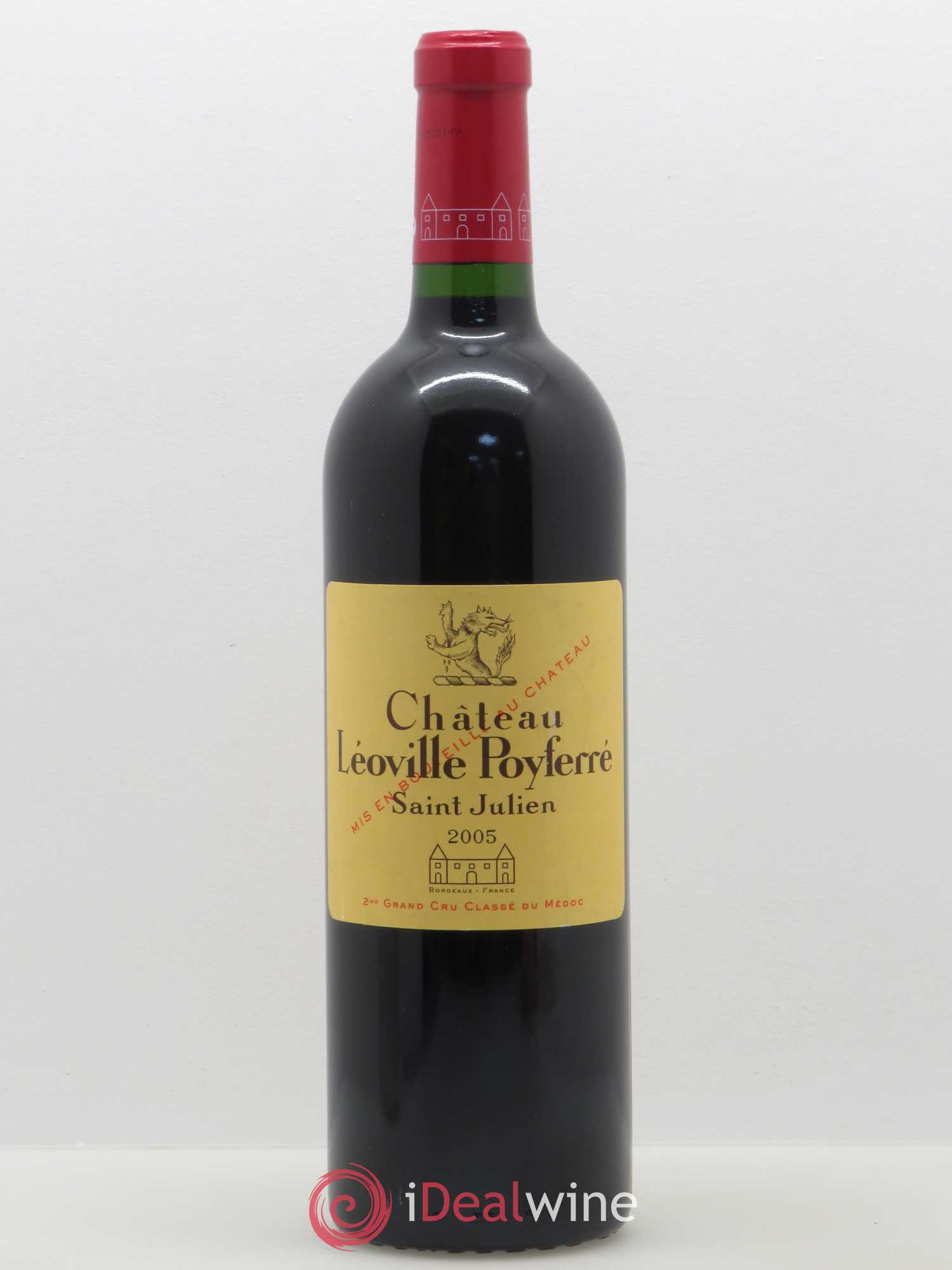 Château Léoville Poyferré 2ème Grand Cru Classé 2005 - Lot de 1 bouteille - 0