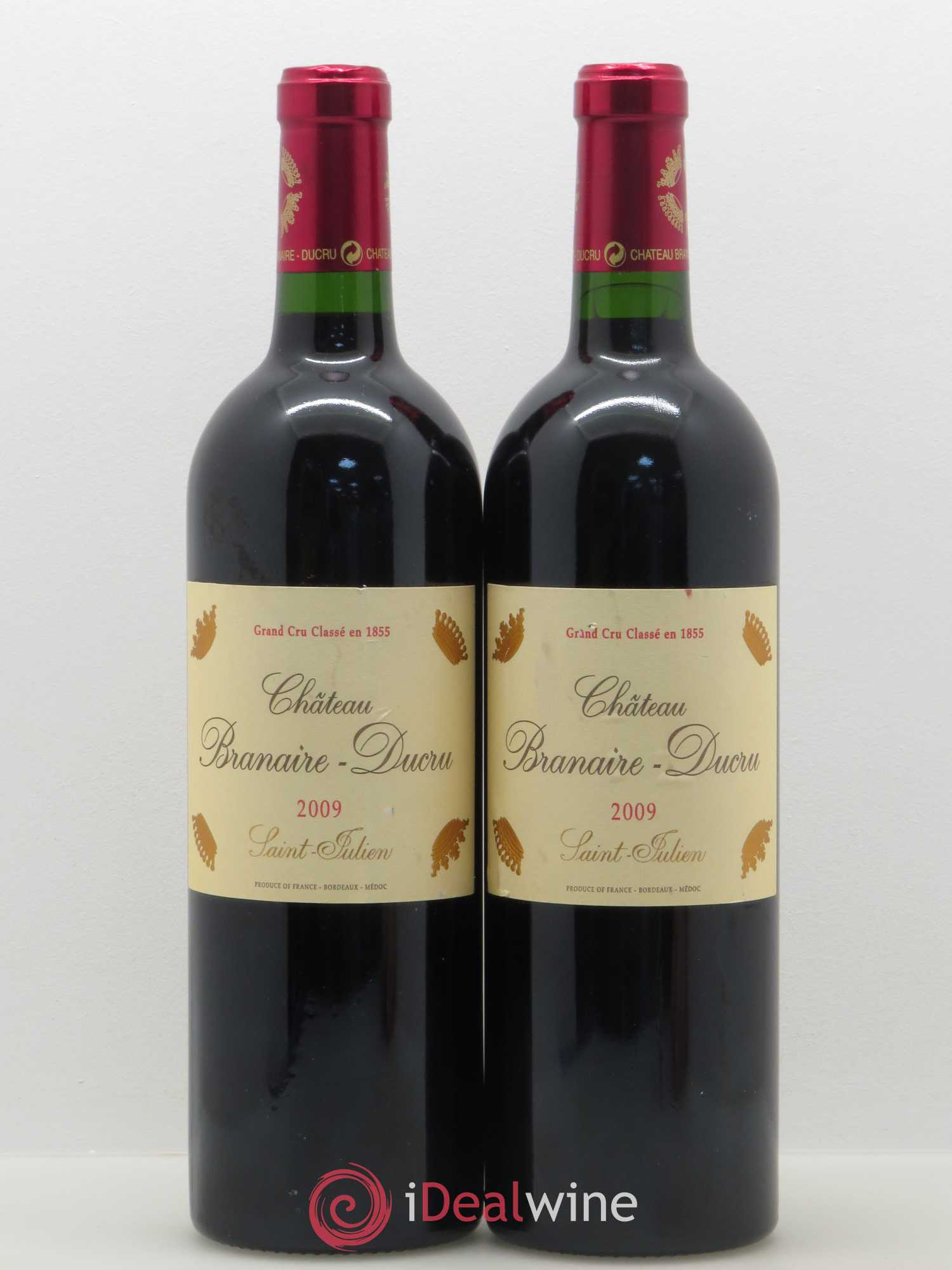 Château Branaire Ducru 4ème Grand Cru Classé 2009 - Lot de 2 bouteilles - 0