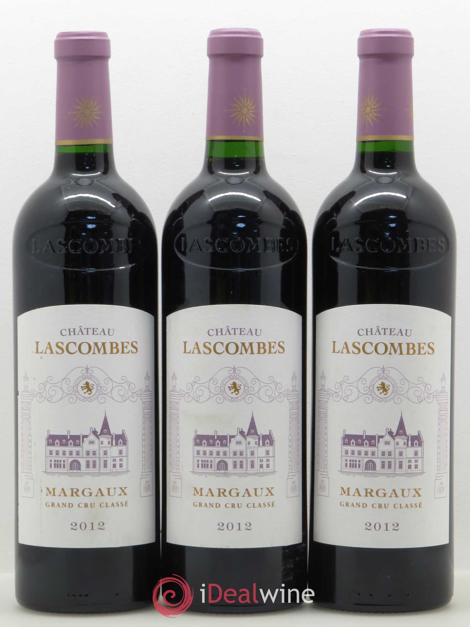 Château Lascombes 2ème Grand Cru Classé 2012 - Lot de 3 bouteilles - 0