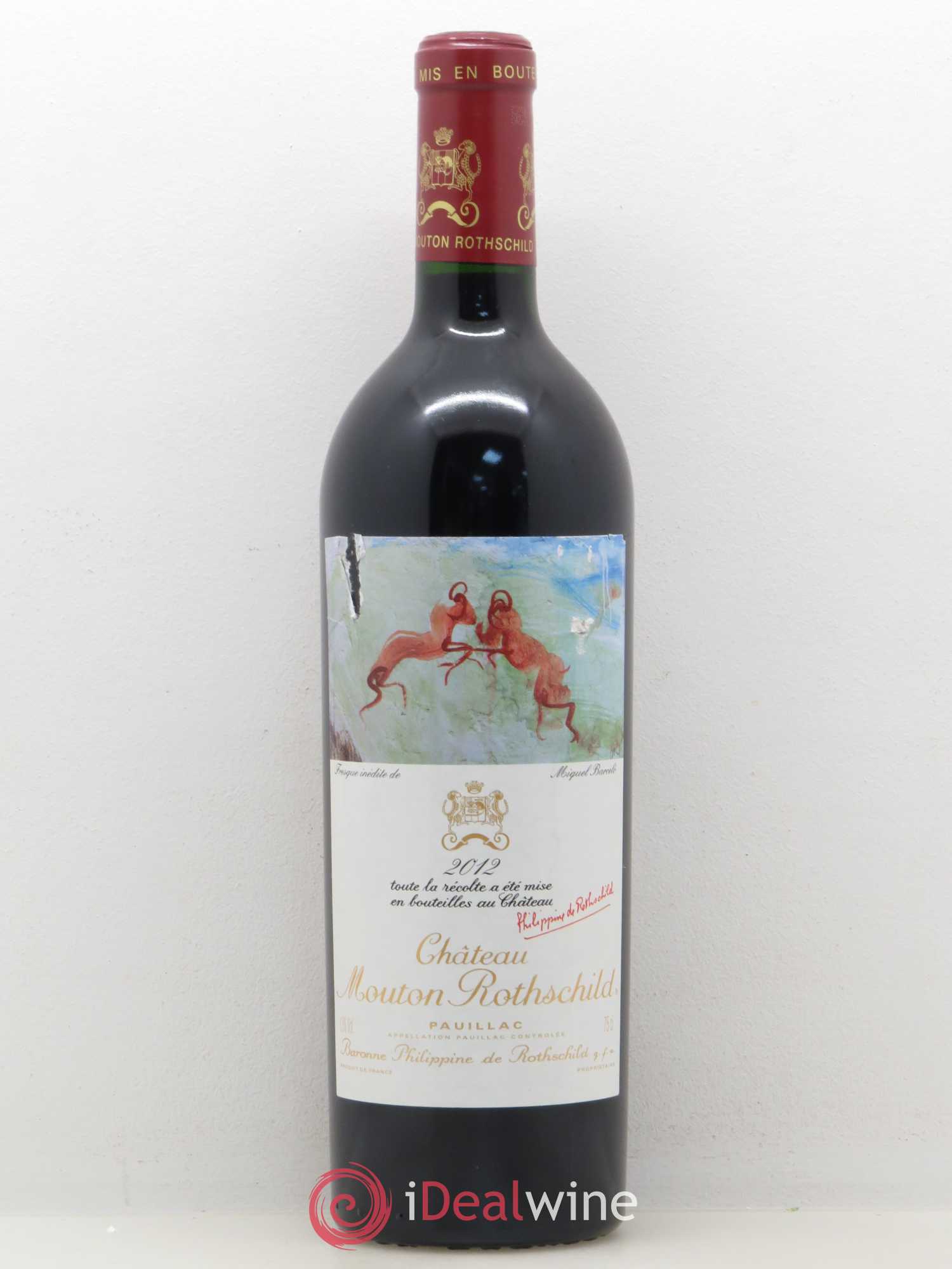 Château Mouton Rothschild 1er Grand Cru Classé 2012 - Lot de 1 bouteille - 0