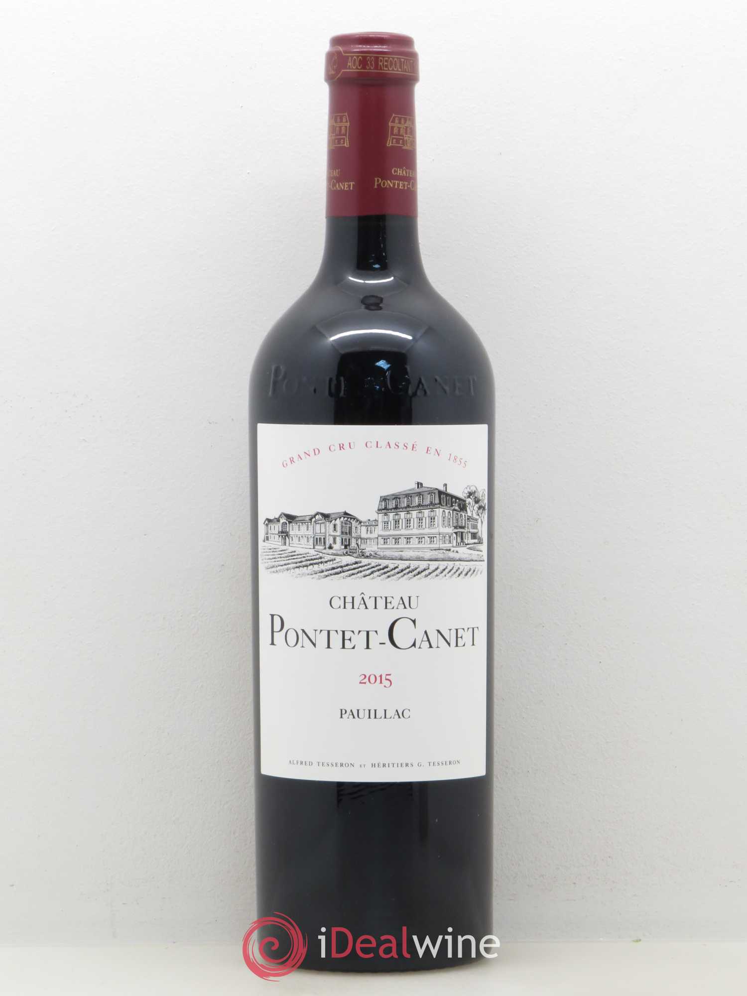 Château Pontet Canet 5ème Grand Cru Classé 2015 - Lot de 1 bouteille - 0