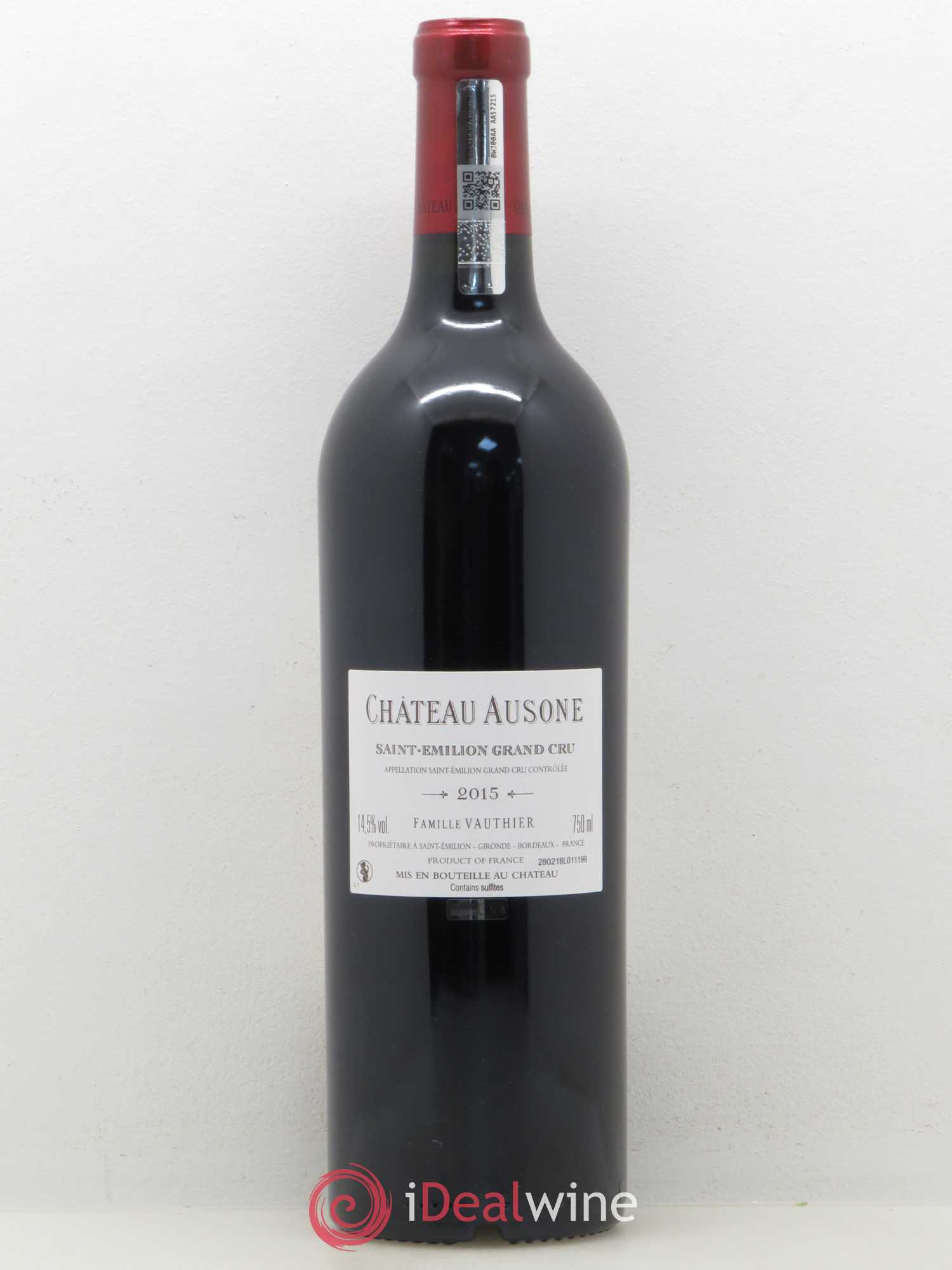 Château Ausone 1er Grand Cru Classé A 2015 - Lot de 1 bouteille - 1