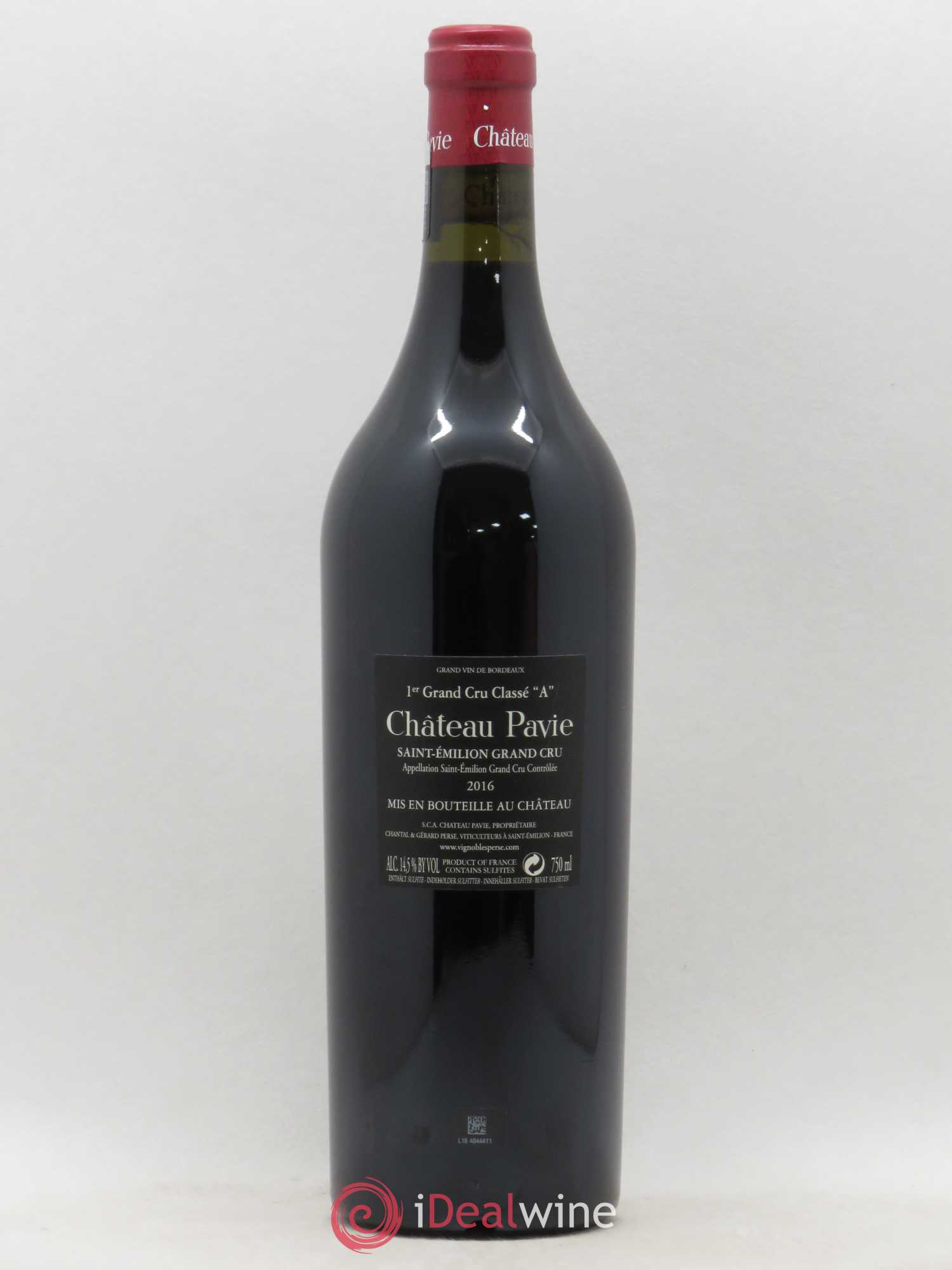 Château Pavie 1er Grand Cru Classé A 2016 - Lot de 1 bouteille - 1