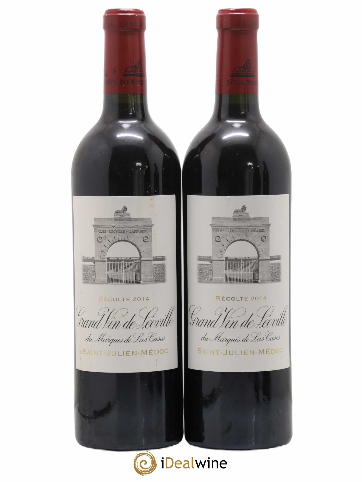 Château Léoville Las Cases 2ème Grand Cru Classé 2014 - Lot de 2 bouteilles - 0