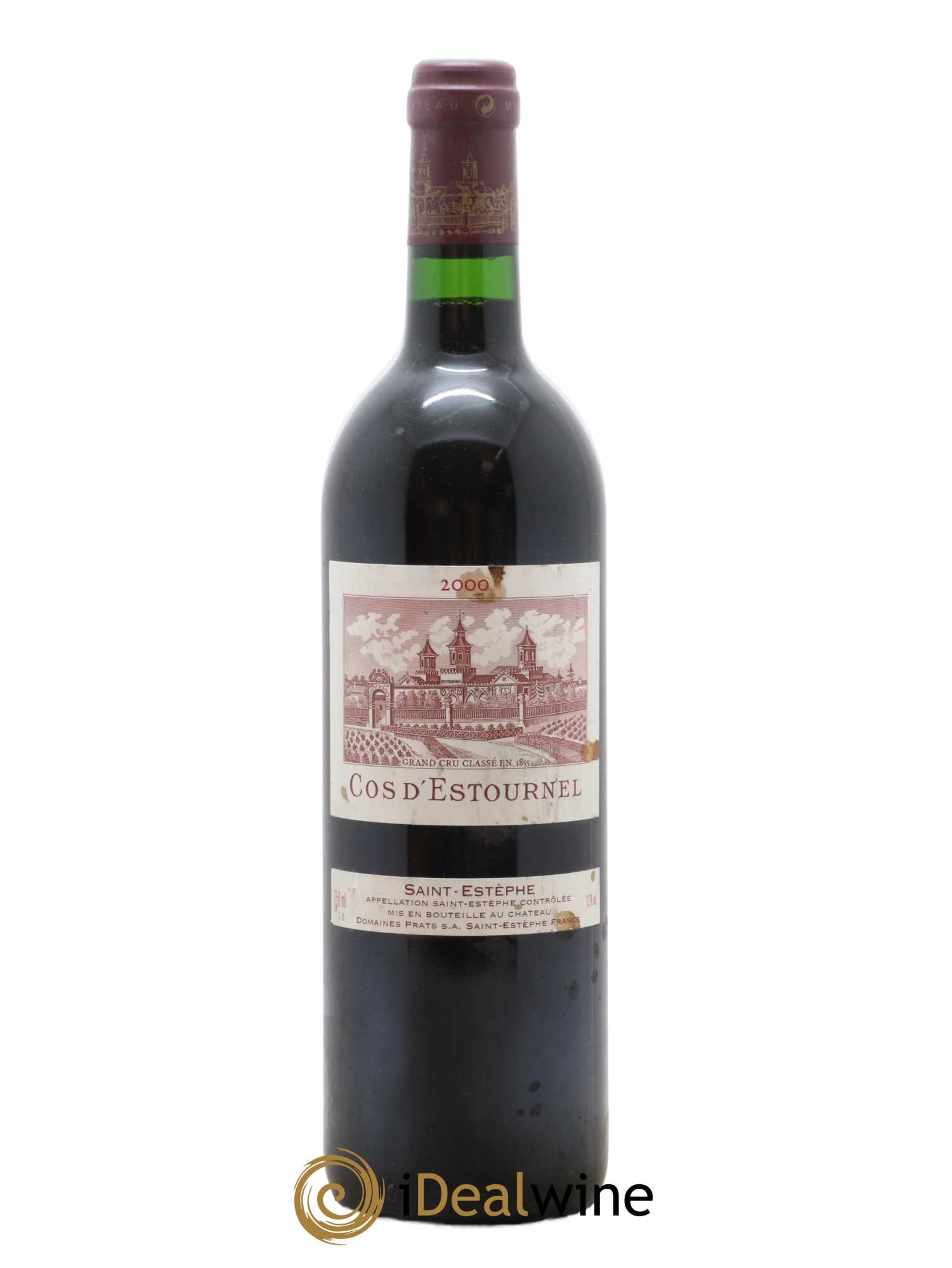 Cos d'Estournel 2ème Grand Cru Classé 2000 - Lot de 1 bouteille - 0