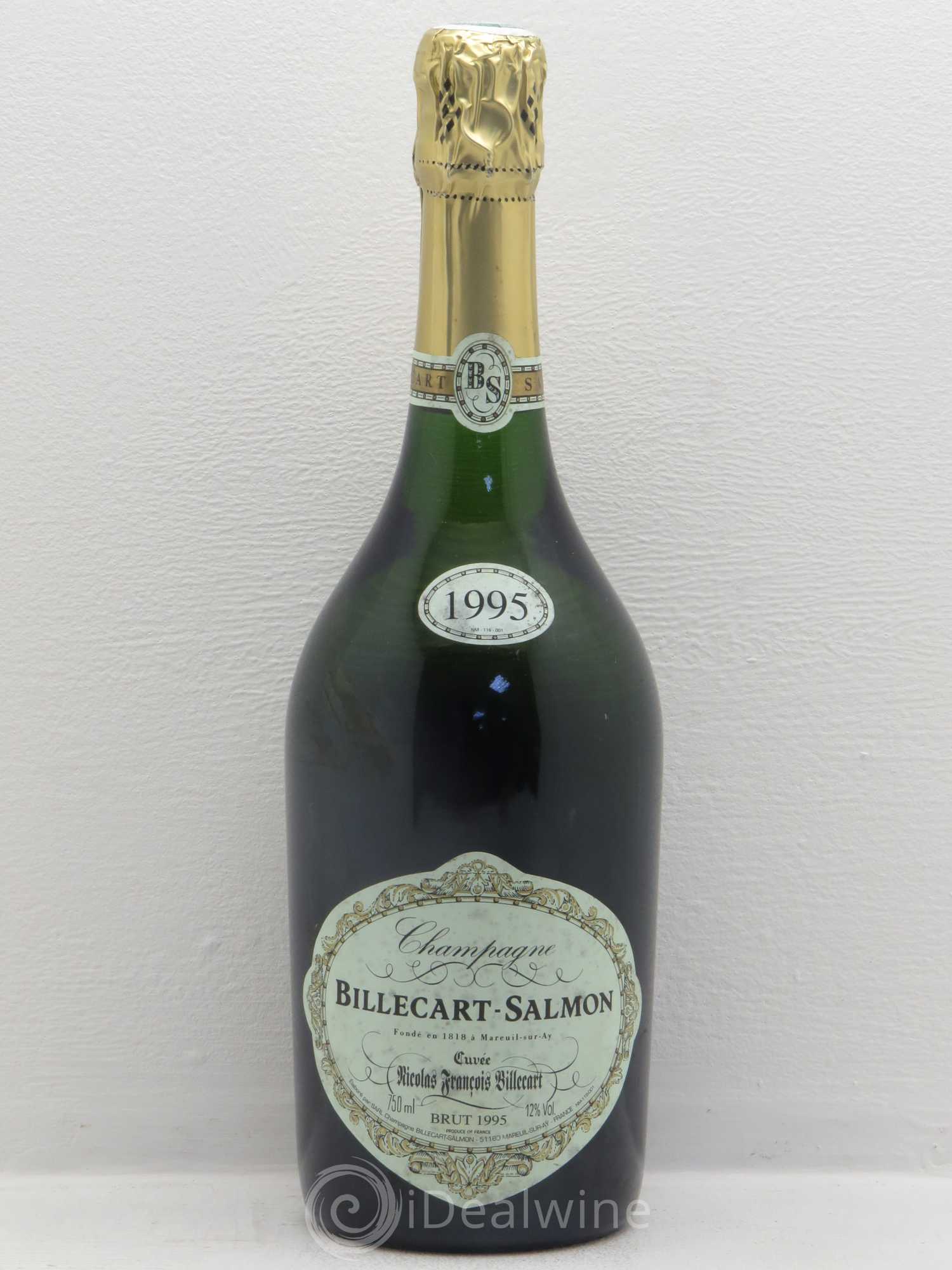 Brut Nicolas François Billecart Billecart-Salmon 1995 - Lot de 1 bouteille - 0