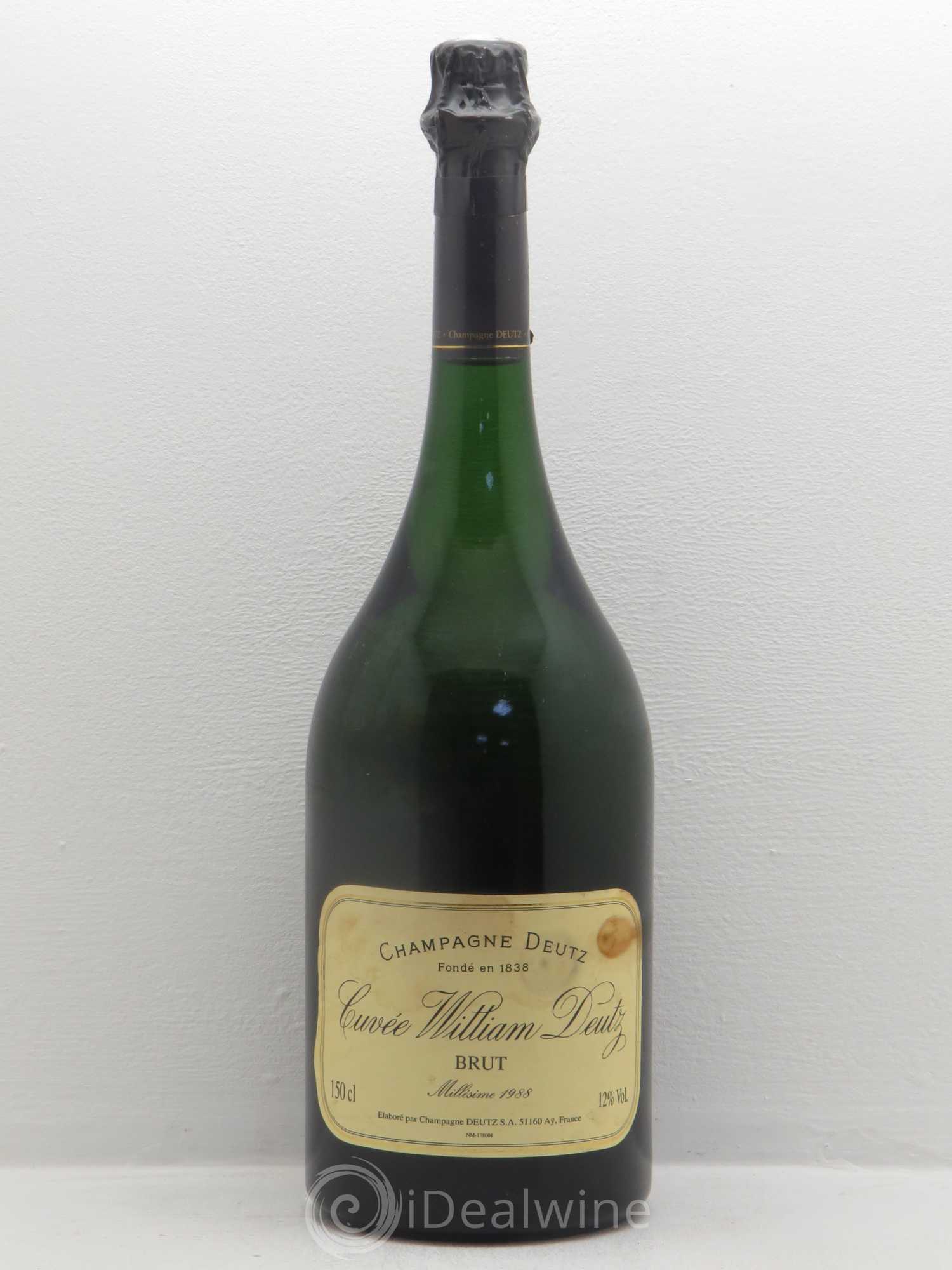 Cuvée William Deutz Deutz 1988 - Lot de 1 magnum - 0
