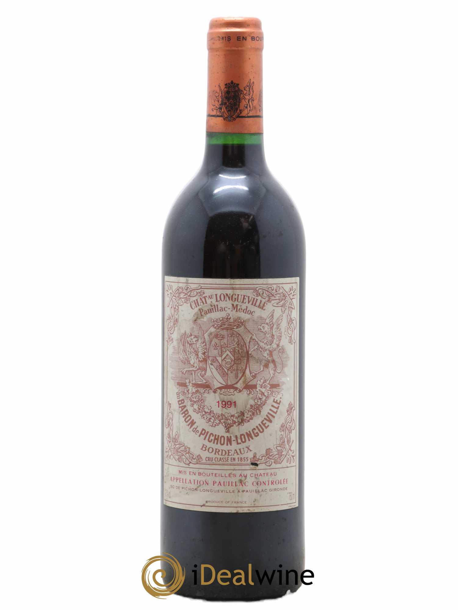 Pichon Longueville Baron 2ème Grand Cru Classé 1991 - Posten von 1 Flasche - 0
