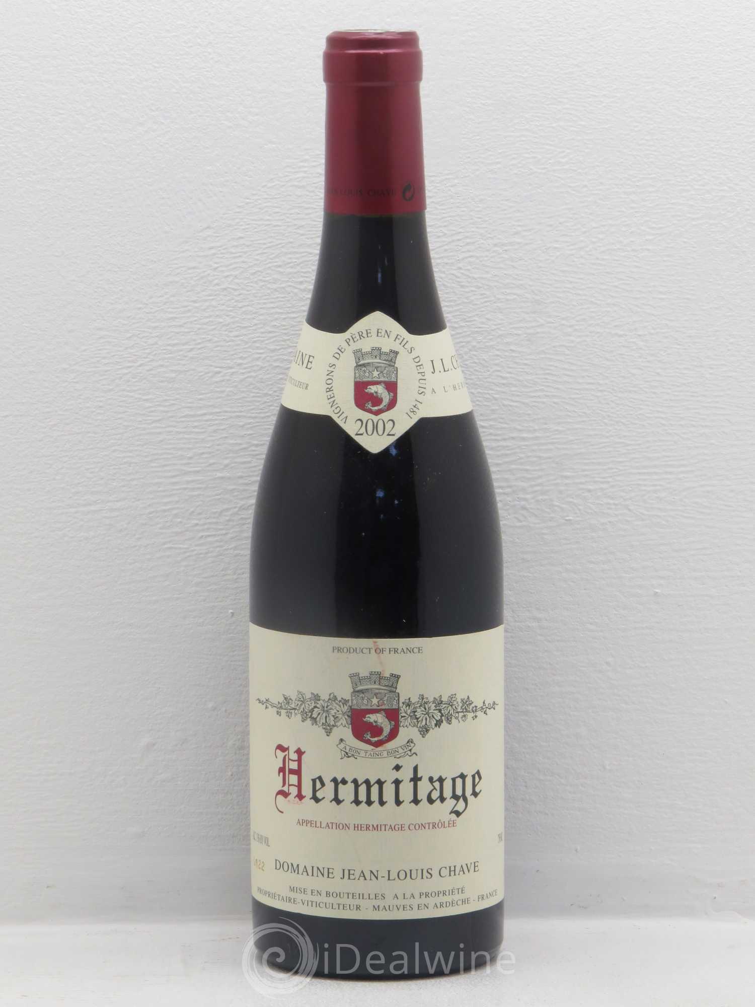 Hermitage Jean-Louis Chave 2002 - Lot de 1 bouteille - 0