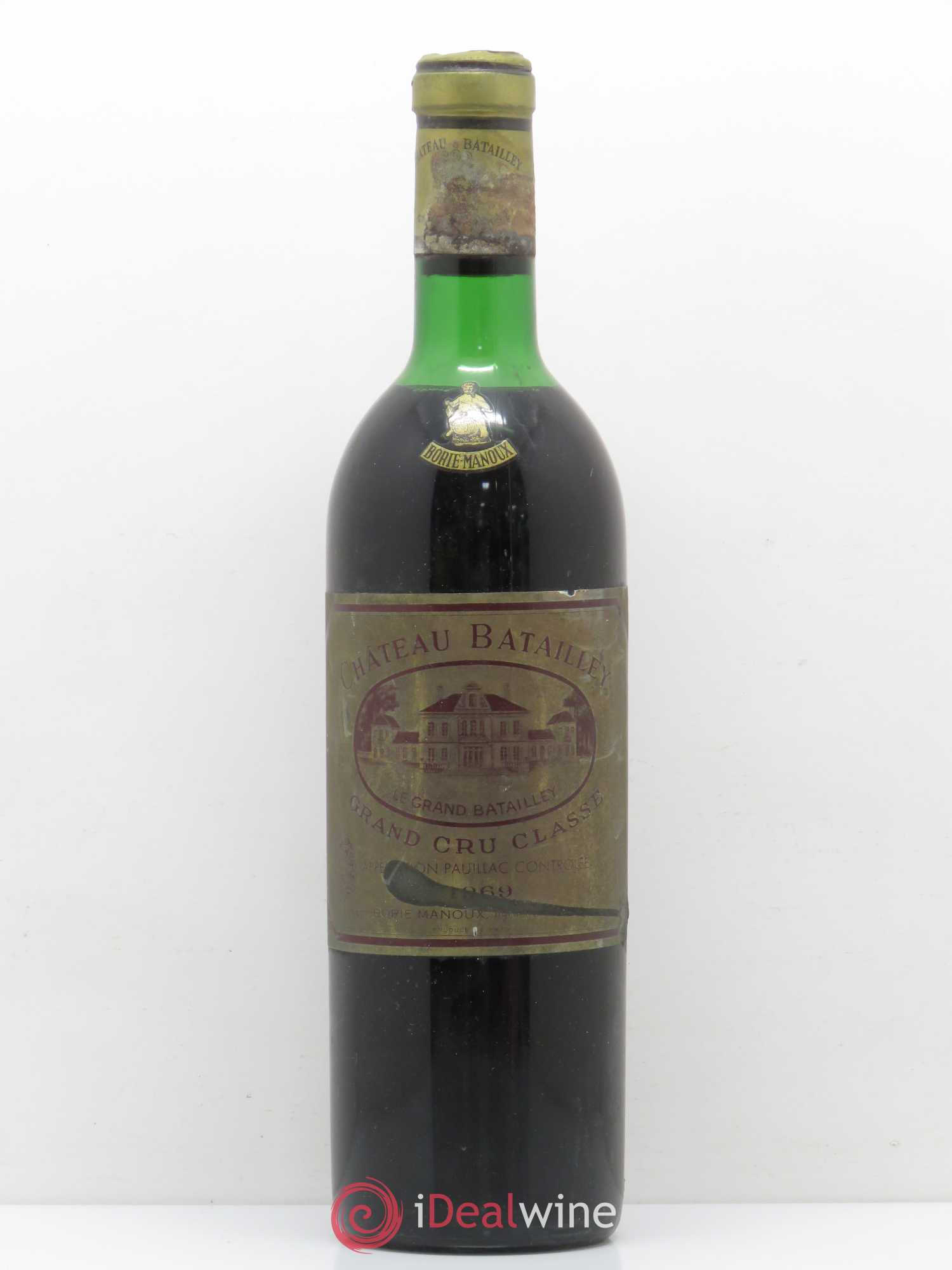 Château Batailley 5ème Grand Cru Classé 1969 - Lot de 1 bouteille - 0