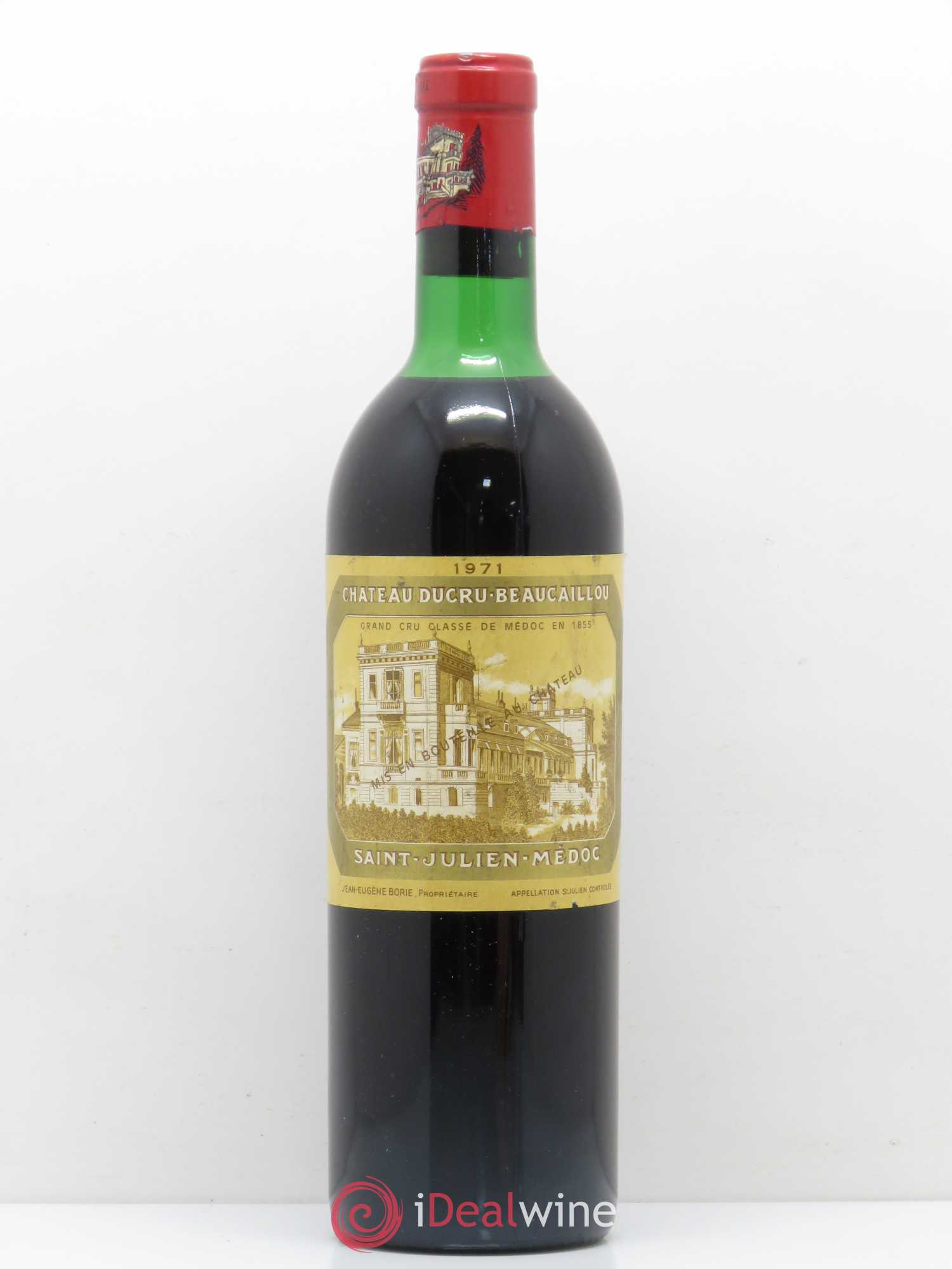Château Ducru Beaucaillou 2ème Grand Cru Classé 1971 - Lot de 1 bouteille - 0