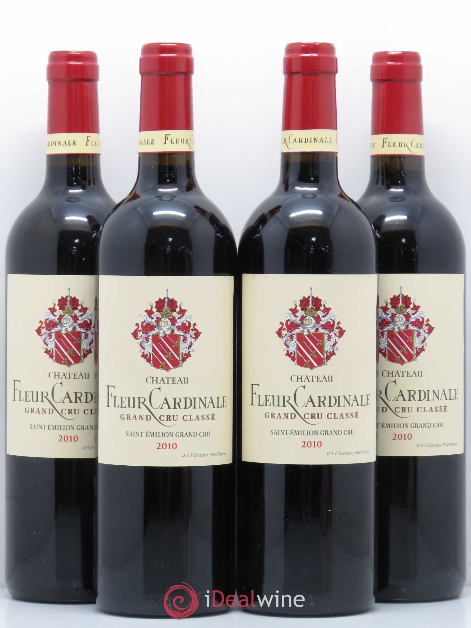 Château Fleur Cardinale Grand Cru Classé 2010 - Lot de 4 bouteilles - 0