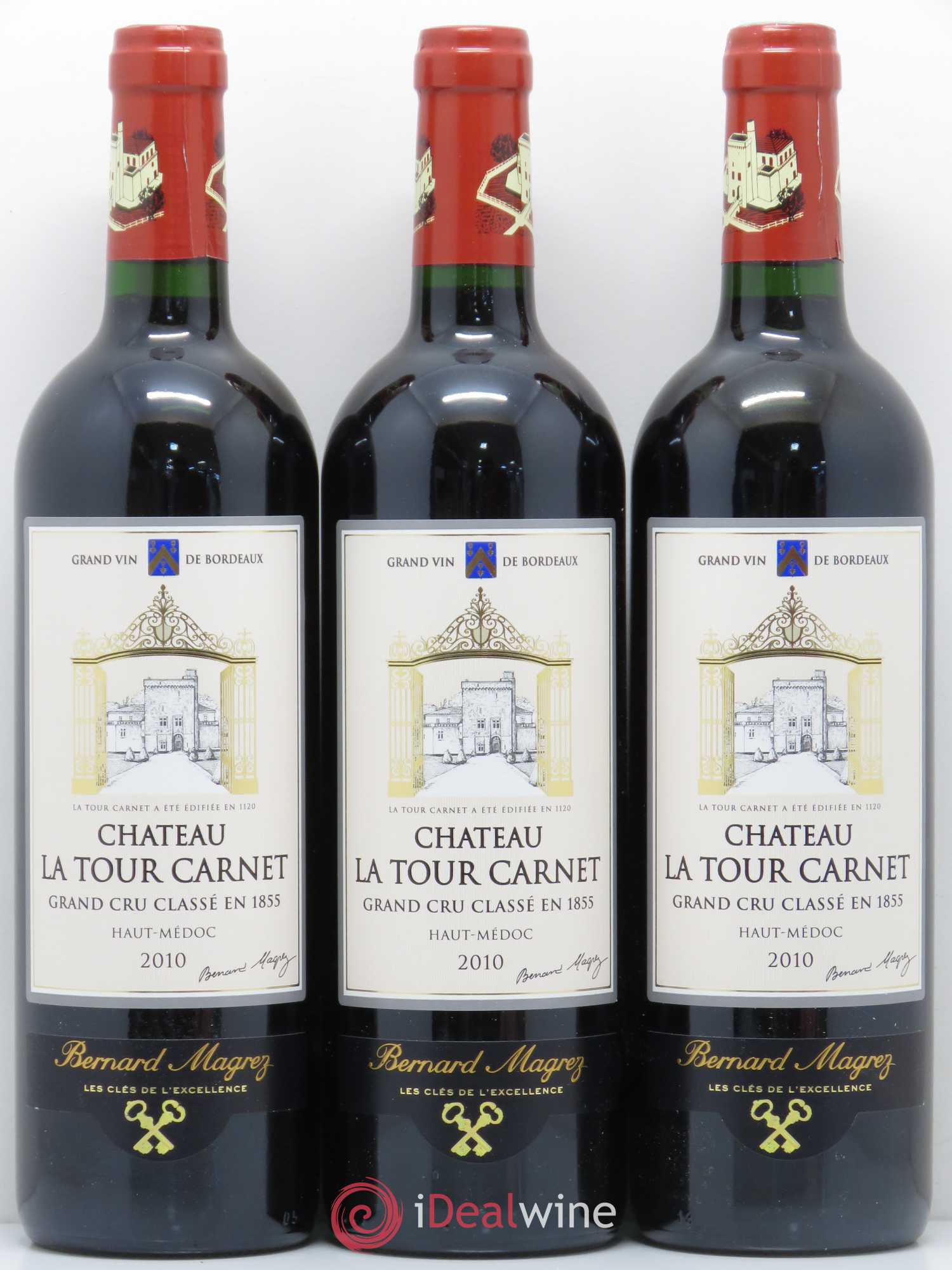 Château la Tour Carnet 4ème Grand Cru Classé 2010 - Lot de 12 bouteilles - 3