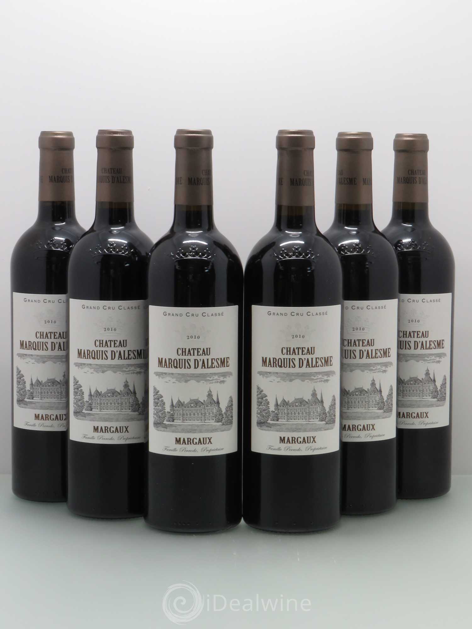 Château Marquis d'Alesme 2010 - Lot de 6 bouteilles - 0