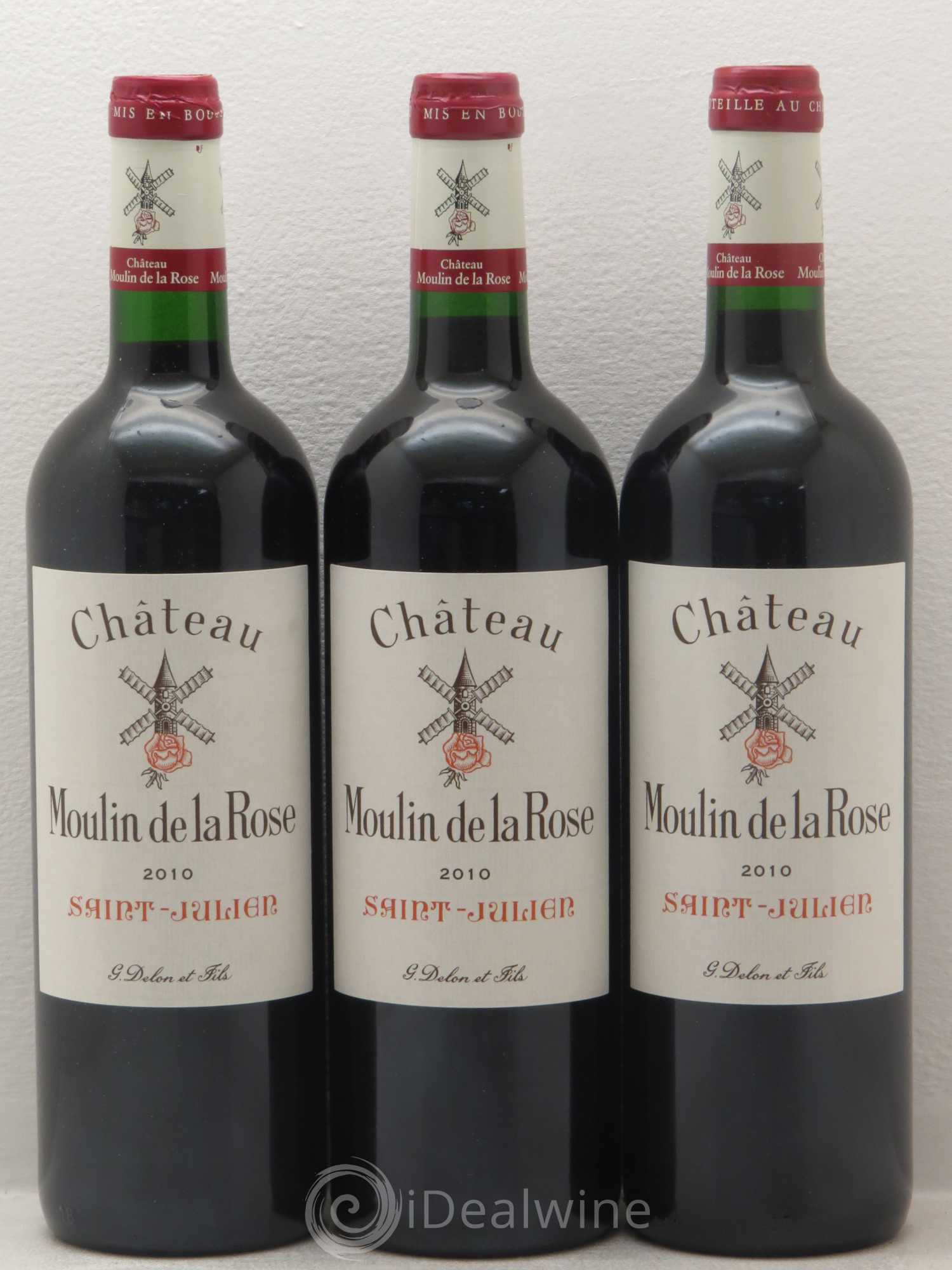 Château Moulin de la Rose Cru Bourgeois 2010 - Lot de 12 bouteilles - 1