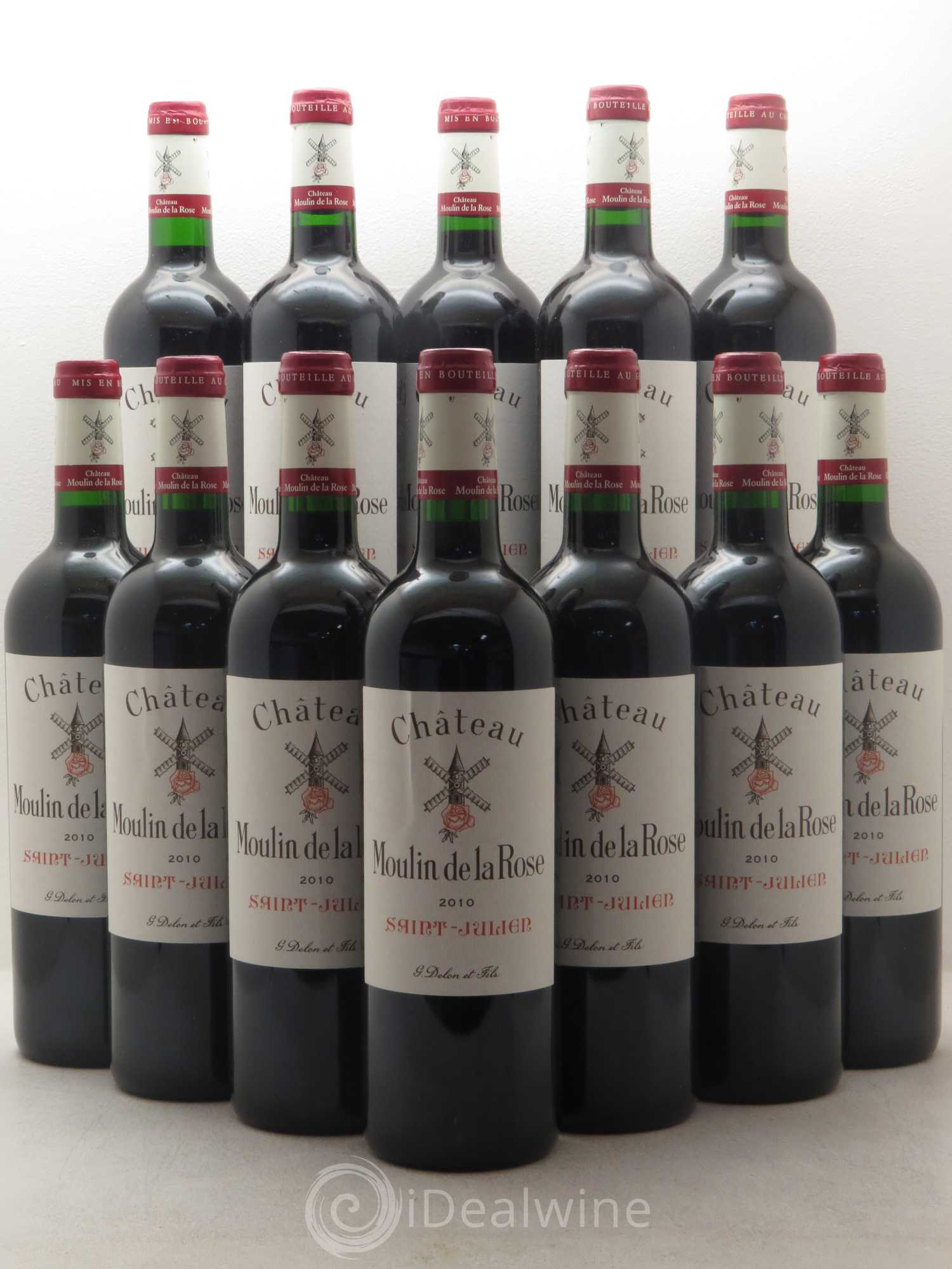 Château Moulin de la Rose Cru Bourgeois 2010 - Lot de 12 bouteilles - 0