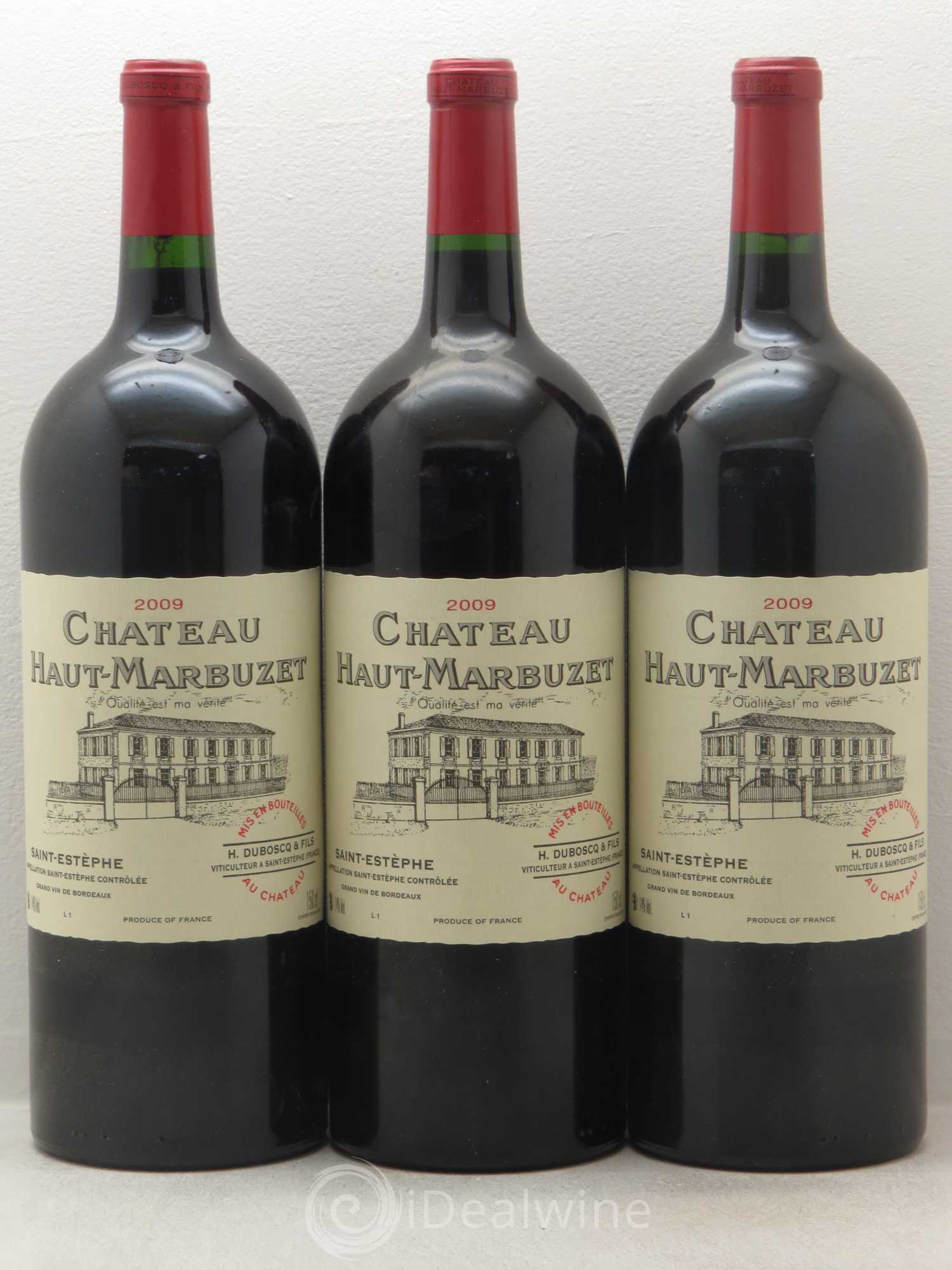 Château Haut Marbuzet 2009 - Lot de 6 magnums - 2