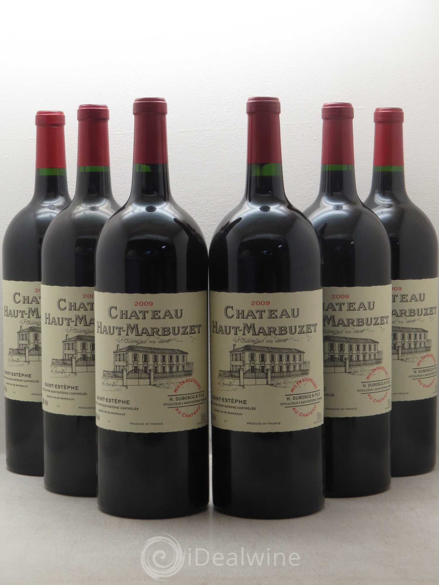 Château Haut Marbuzet 2009 - Lot de 6 magnums - 0