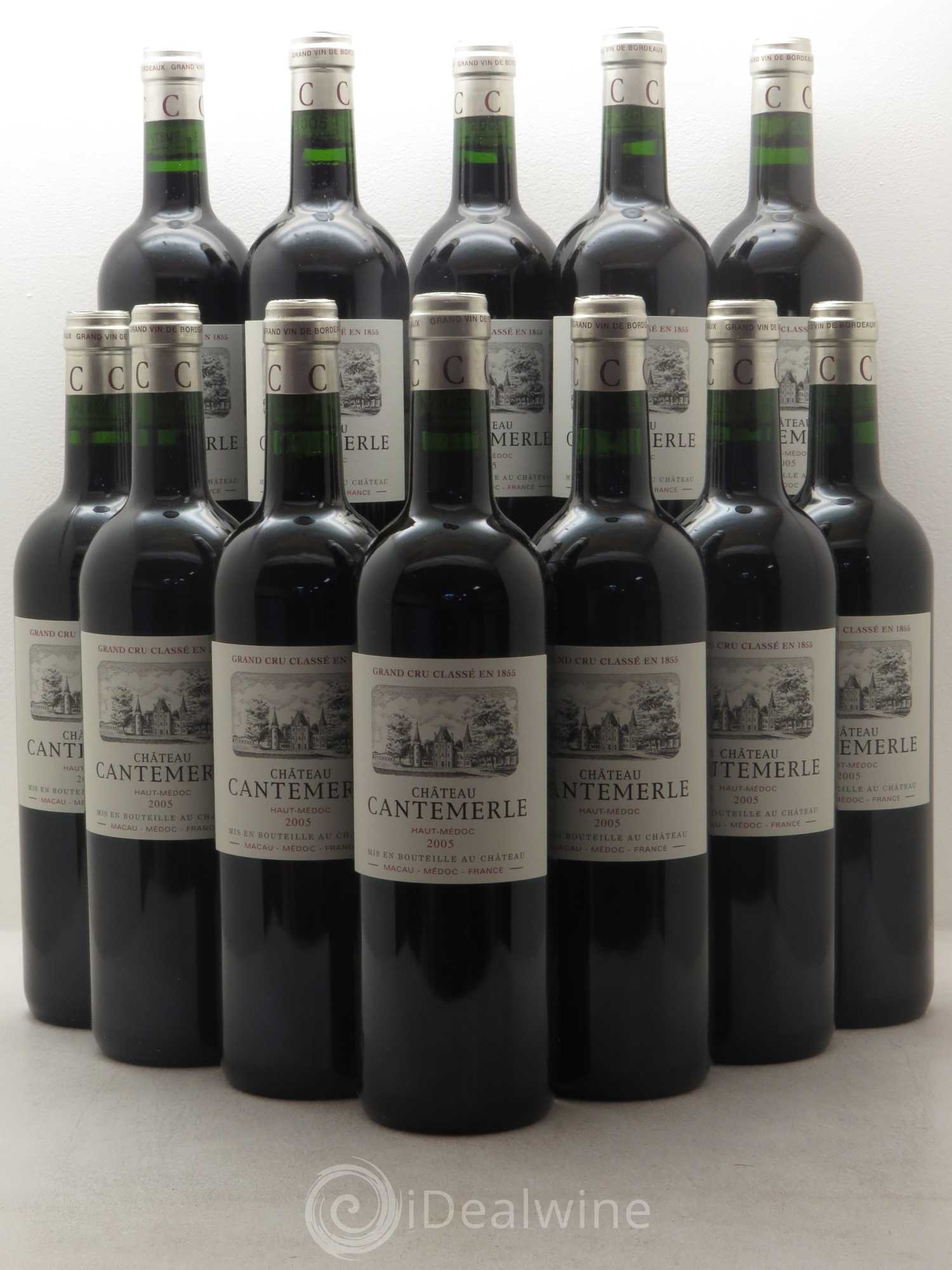 Château Cantemerle 5ème Grand Cru Classé 2005 - Lotto di 12 bottiglie - 0