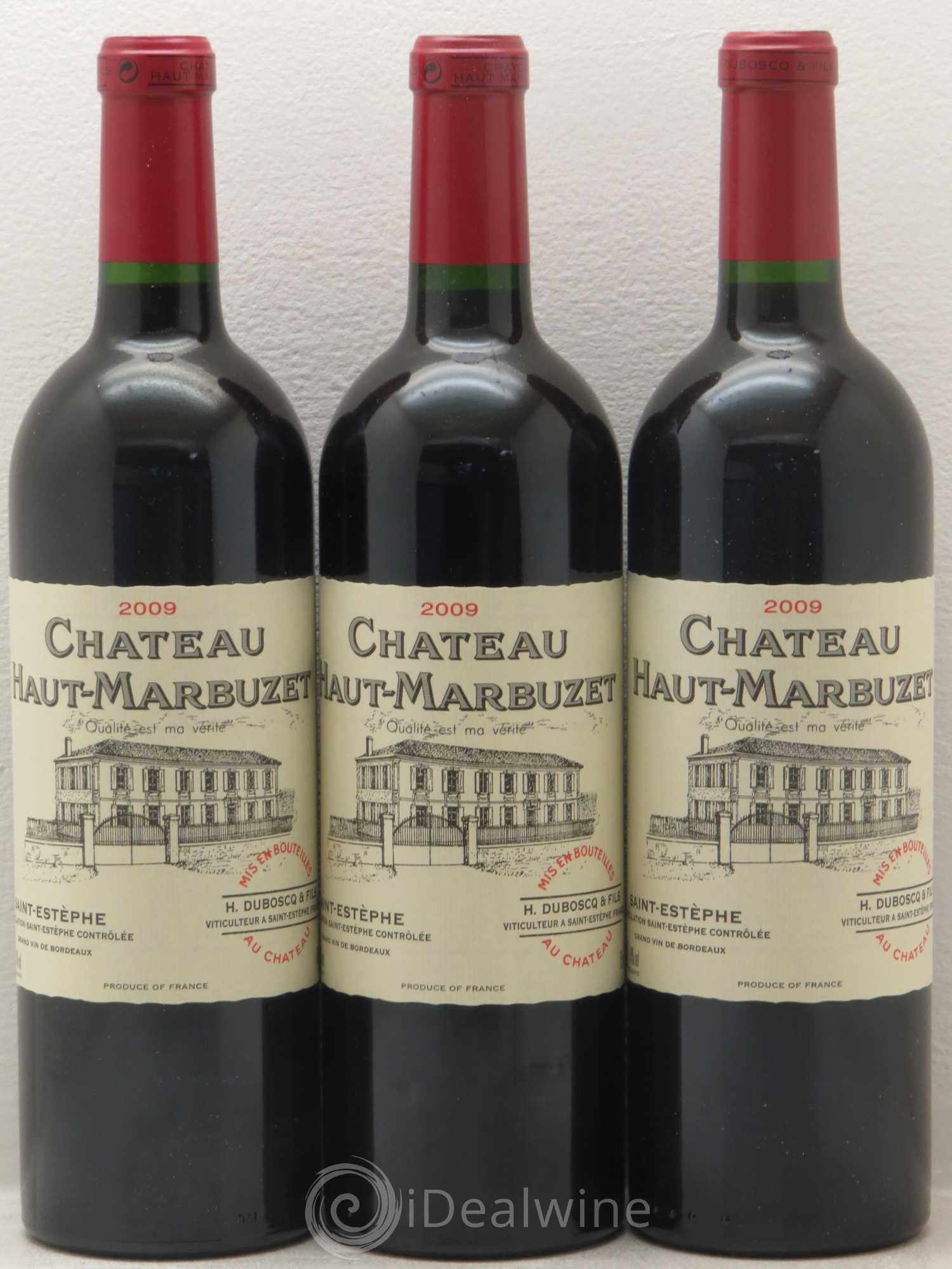 Château Haut Marbuzet 2009 - Lot de 12 bouteilles - 1