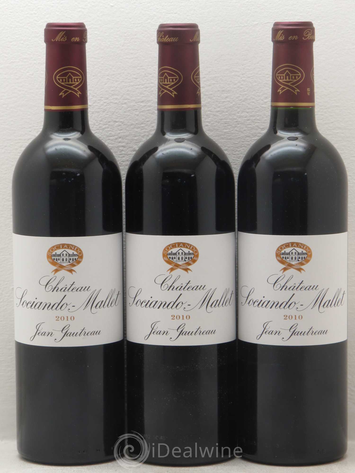 Château Sociando Mallet 2010 - Lot de 12 bouteilles - 1
