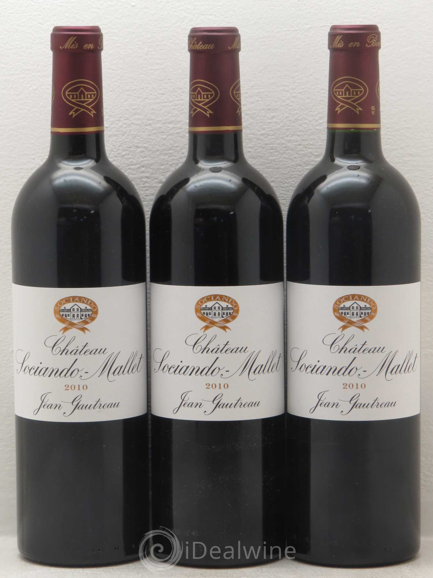 Château Sociando Mallet 2010 - Lot de 12 bouteilles - 2