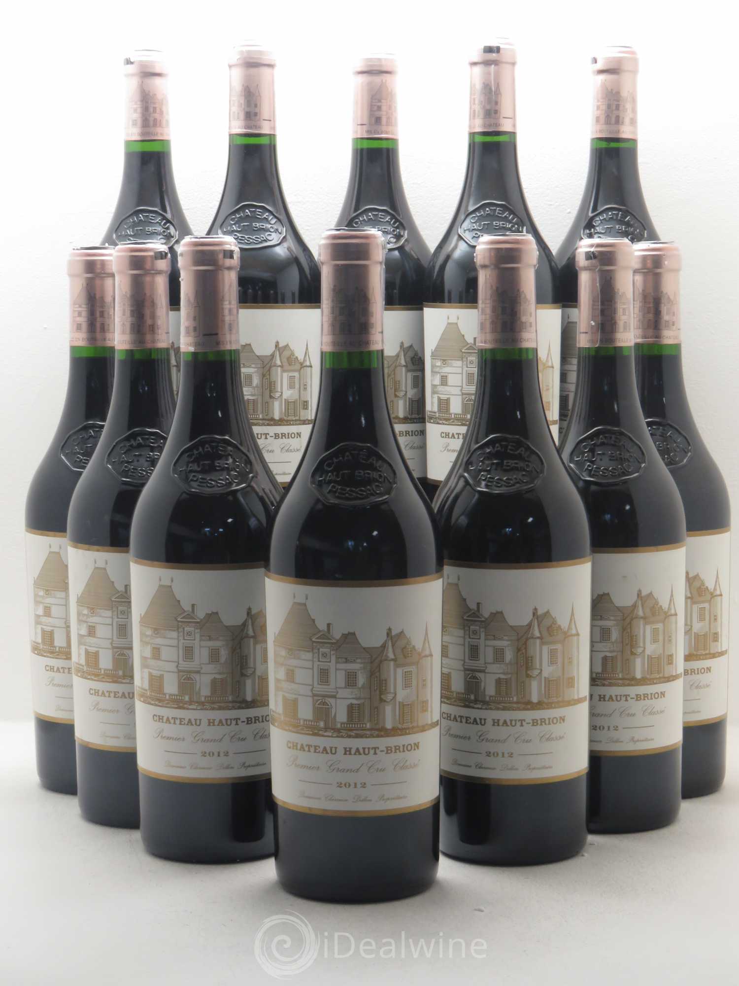 Château Haut Brion 1er Grand Cru Classé 2012 - Lot de 12 bouteilles - 0