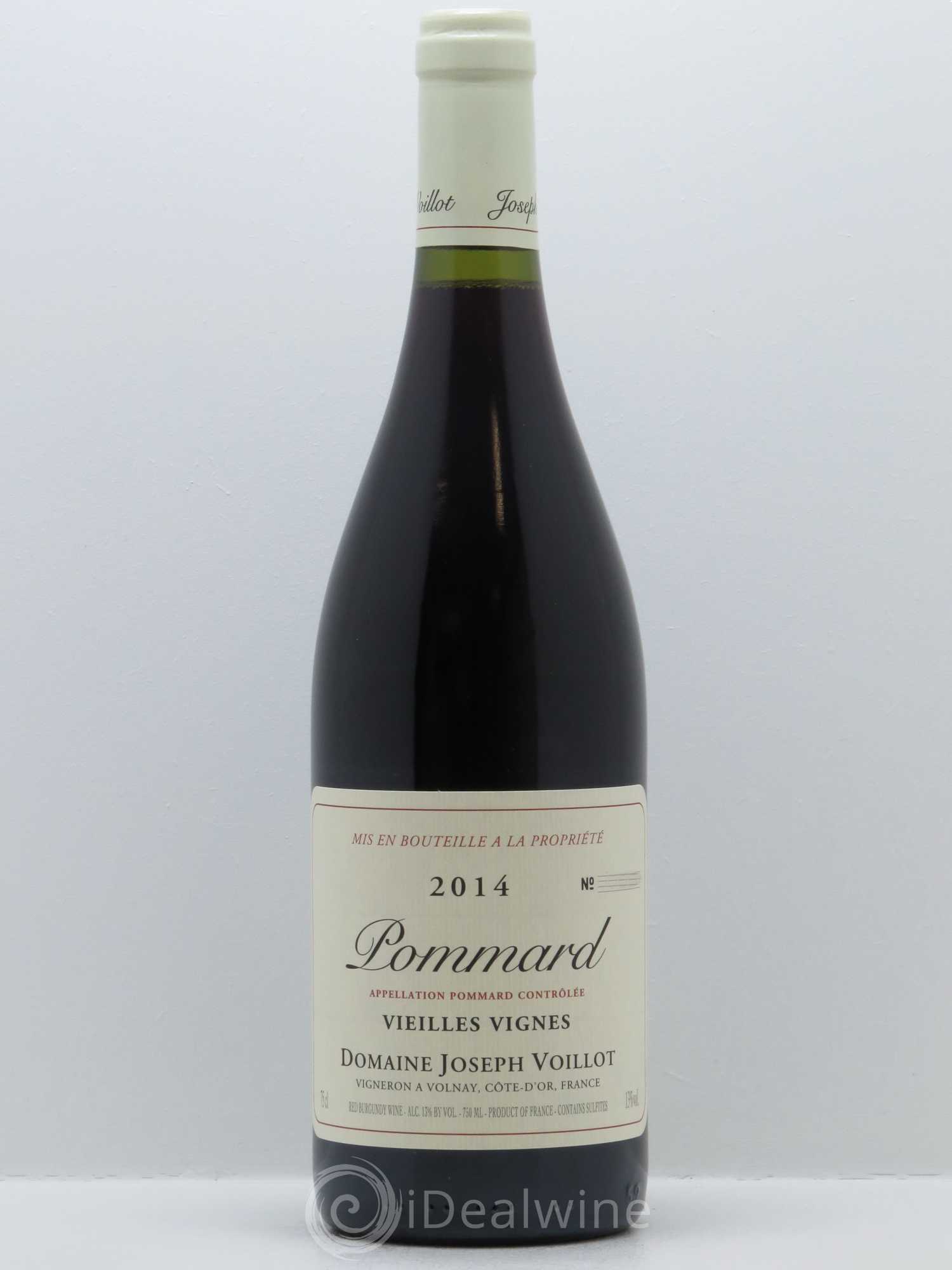 Pommard Vieilles Vignes Joseph Voillot (Domaine) 2014 - Lot de 1 bouteille - 0