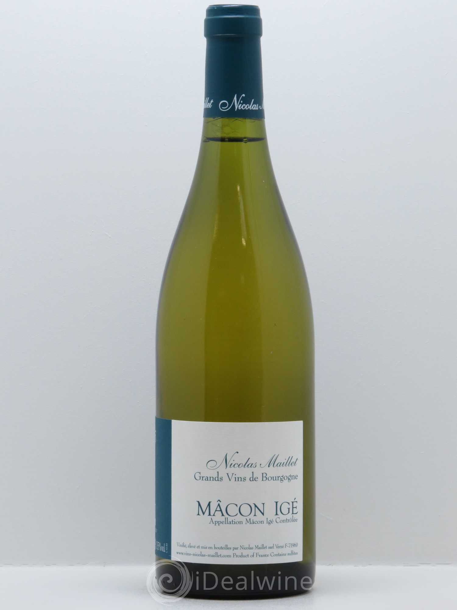 Mâcon-Igé Nicolas Maillet 2015 - Lot de 1 bouteille - 0