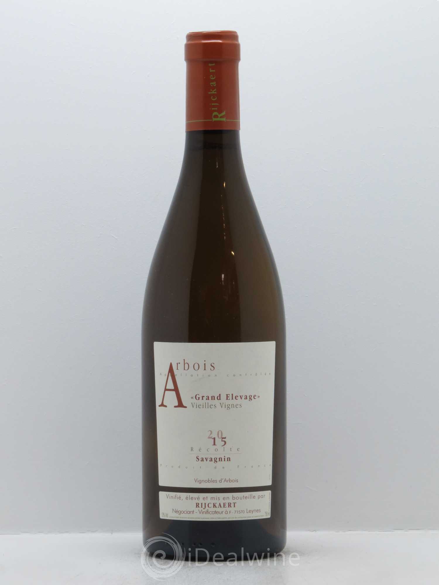 Arbois Grand Elevage Vieilles Vignes Rijckaert 2015 - Lot de 1 bouteille - 0