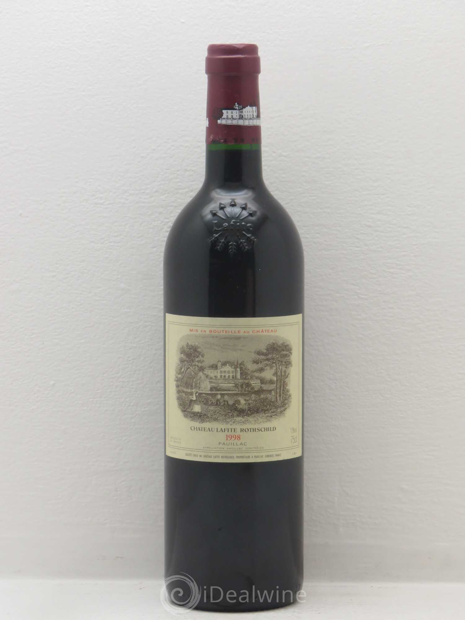 Château Lafite Rothschild 1er Grand Cru Classé 1998 - Lot de 1 bouteille - 0