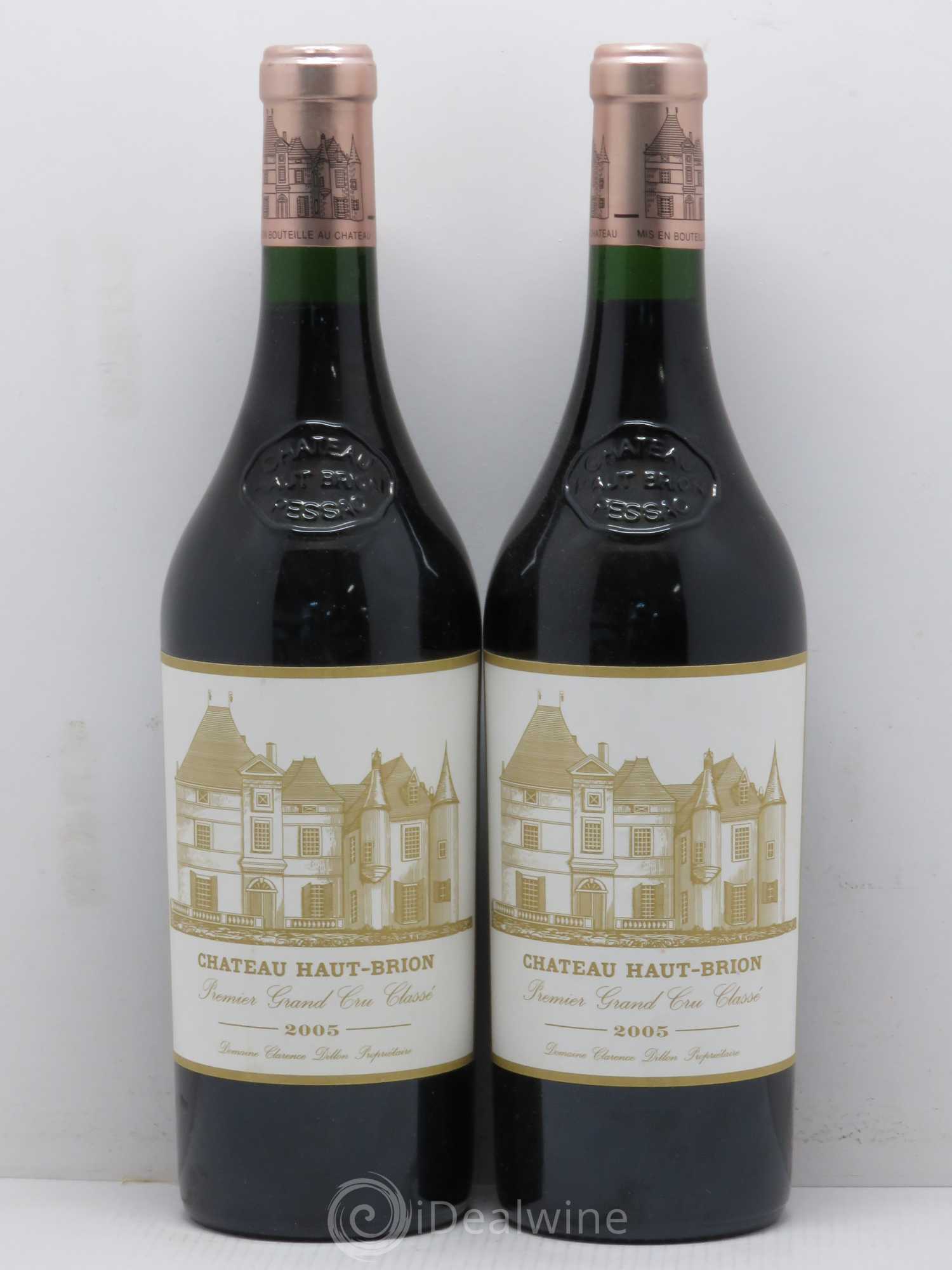 Château Haut Brion 1er Grand Cru Classé 2005 - Lot de 2 bouteilles - 0