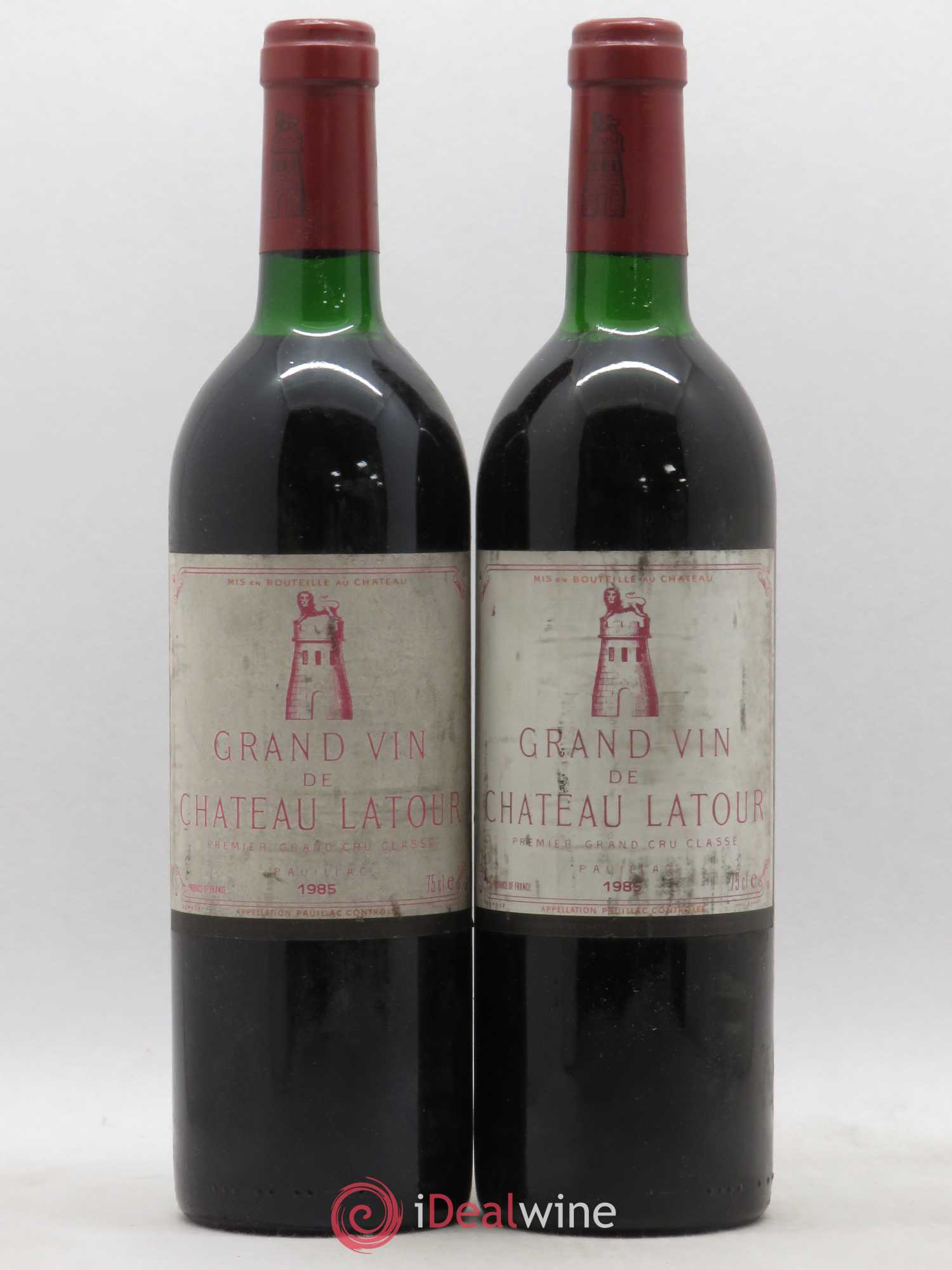 Château Latour 1er Grand Cru Classé 1985 - Lot de 2 bouteilles - 0