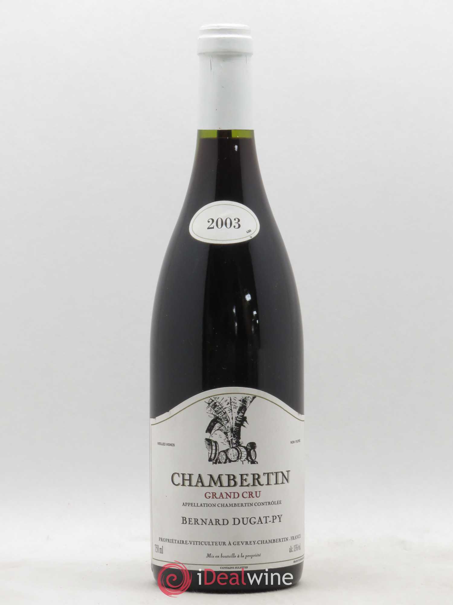 Chambertin Grand Cru Vieilles Vignes Dugat-Py 2003 - Posten von 1 Flasche - 0
