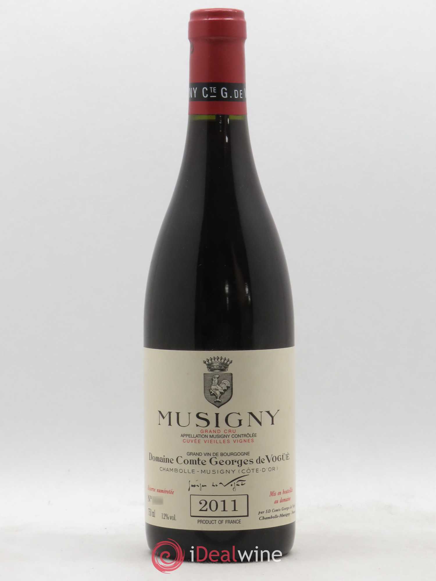 Musigny Grand Cru Cuvée Vieilles Vignes Comte Georges de Vogüé 2011 - Lot de 1 bouteille - 0