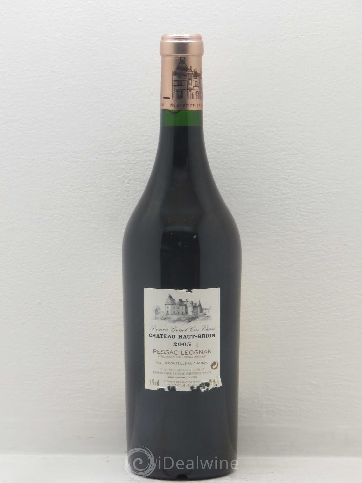 Château Haut Brion 1er Grand Cru Classé 2005 - Lot de 1 bouteille - 1
