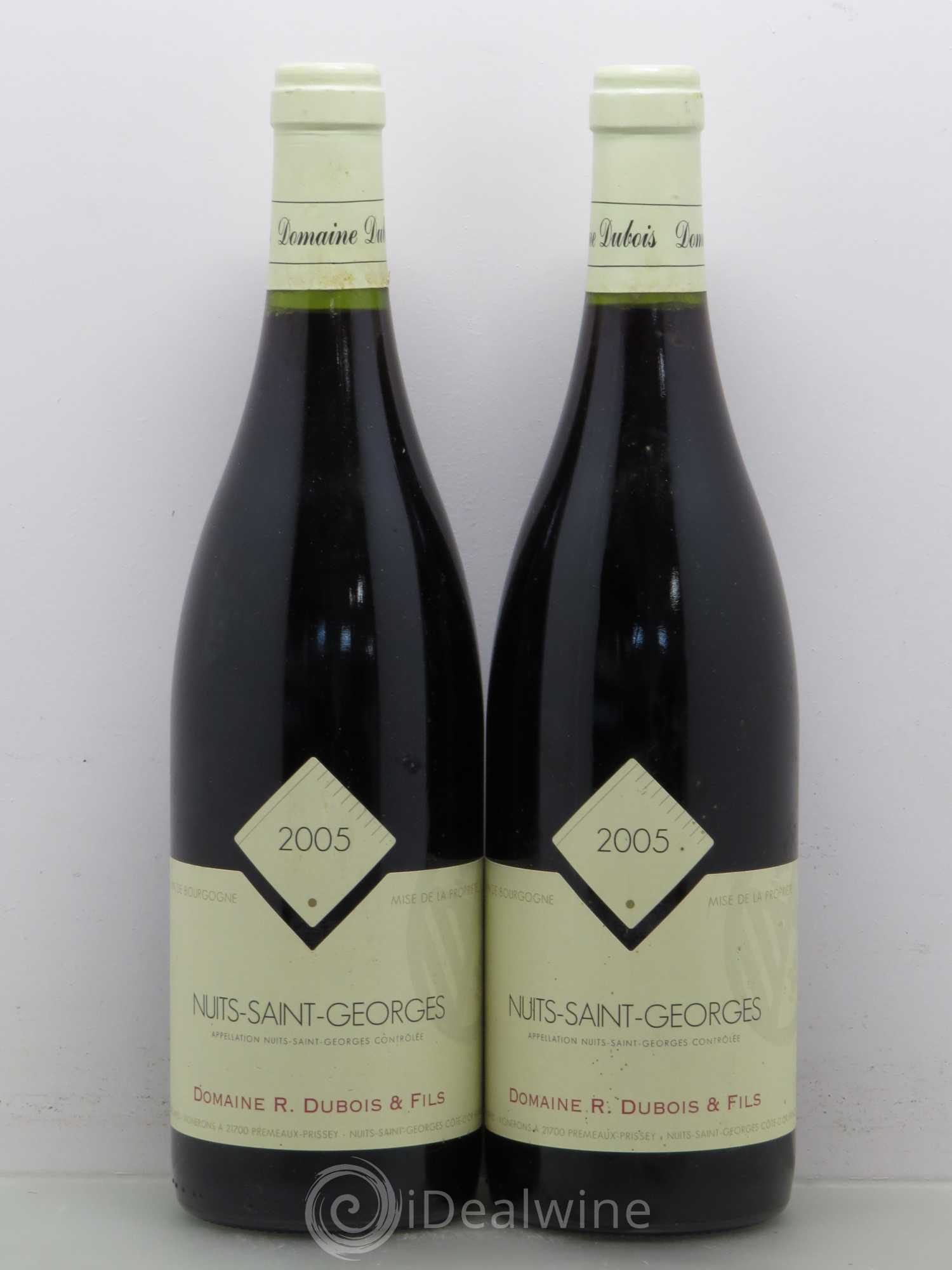 Nuits-Saint-Georges Domaine Dubois Et Fils 2005 - Posten von 2 Flaschen - 0