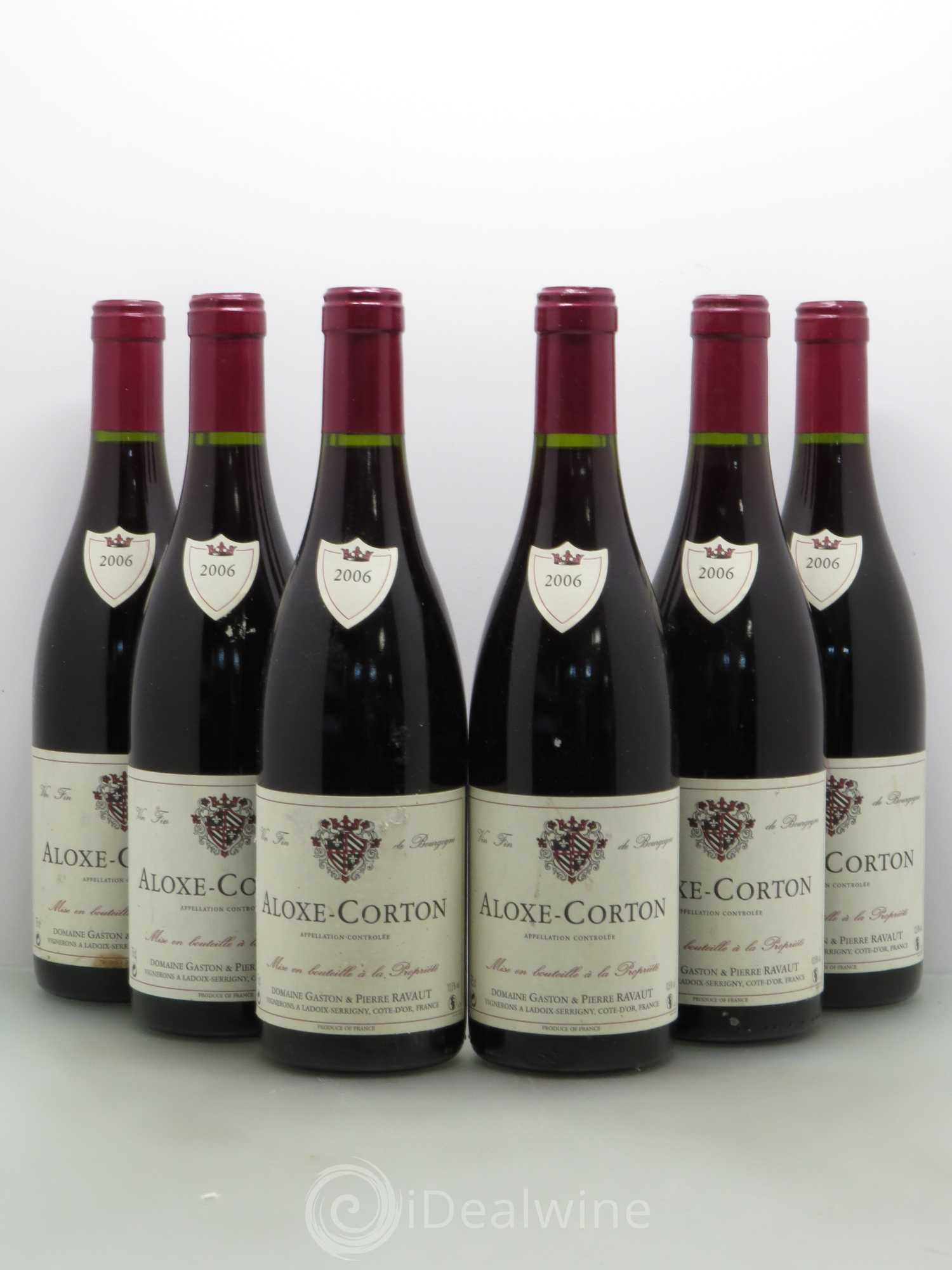 Aloxe-Corton Domaine Gaston Ravault 2006 - Lot de 6 bouteilles - 0