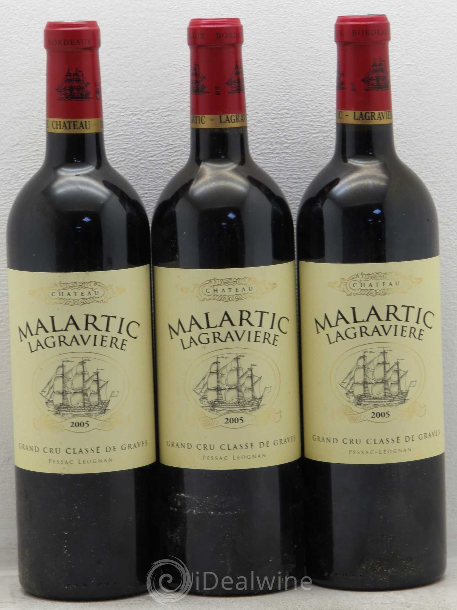Château Malartic-Lagravière Cru Classé de Graves 2005 - Lot de 6 bouteilles - 2