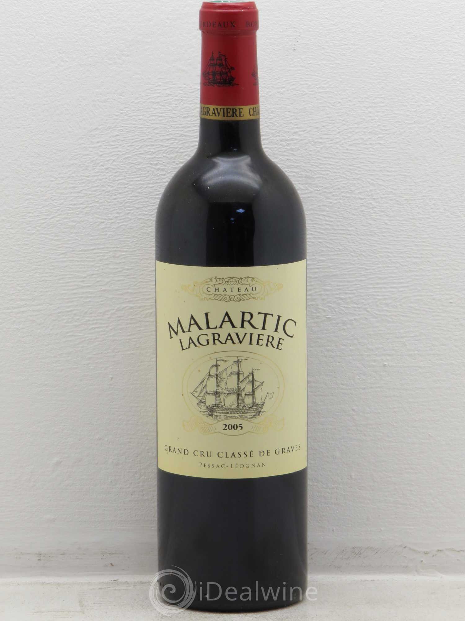 Château Malartic-Lagravière Cru Classé de Graves 2005 - Lot de 1 bouteille - 0