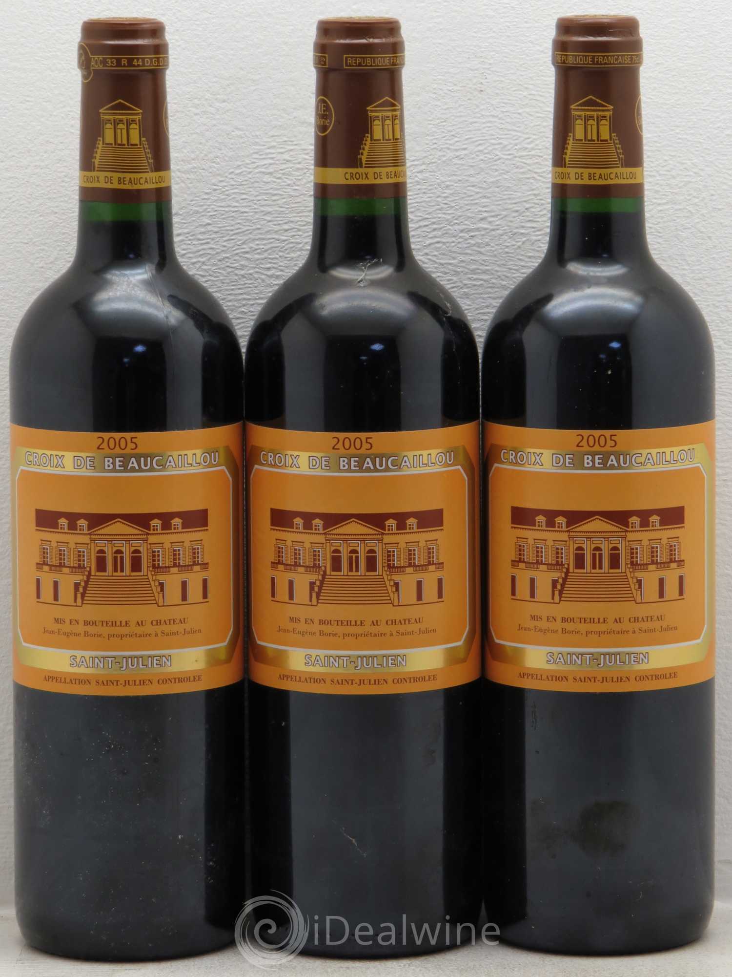 La Croix de Beaucaillou Second Vin 2005 - Lot de 6 bouteilles - 2